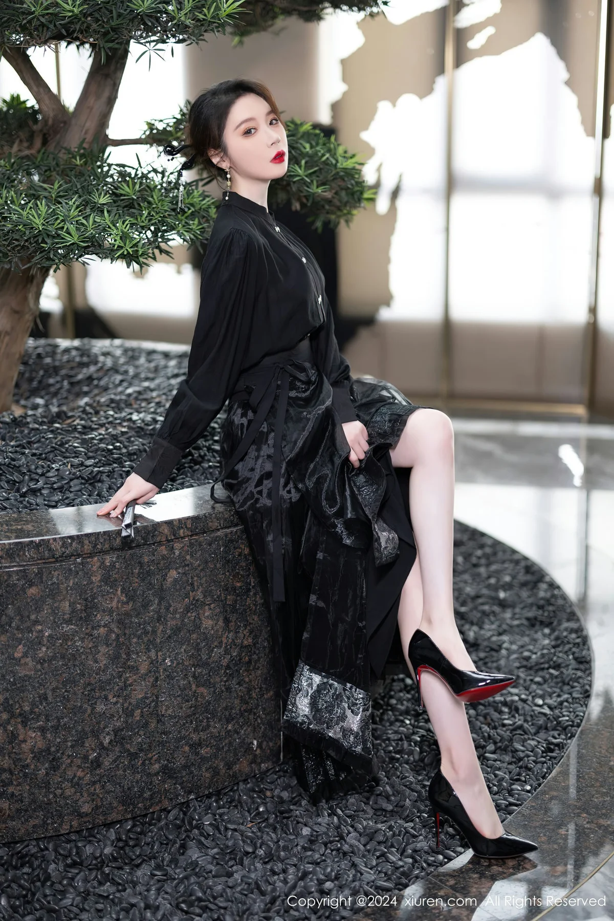 XiuRen 秀人 No.8465 梦心玥  白色轻透性感写真3 - 7