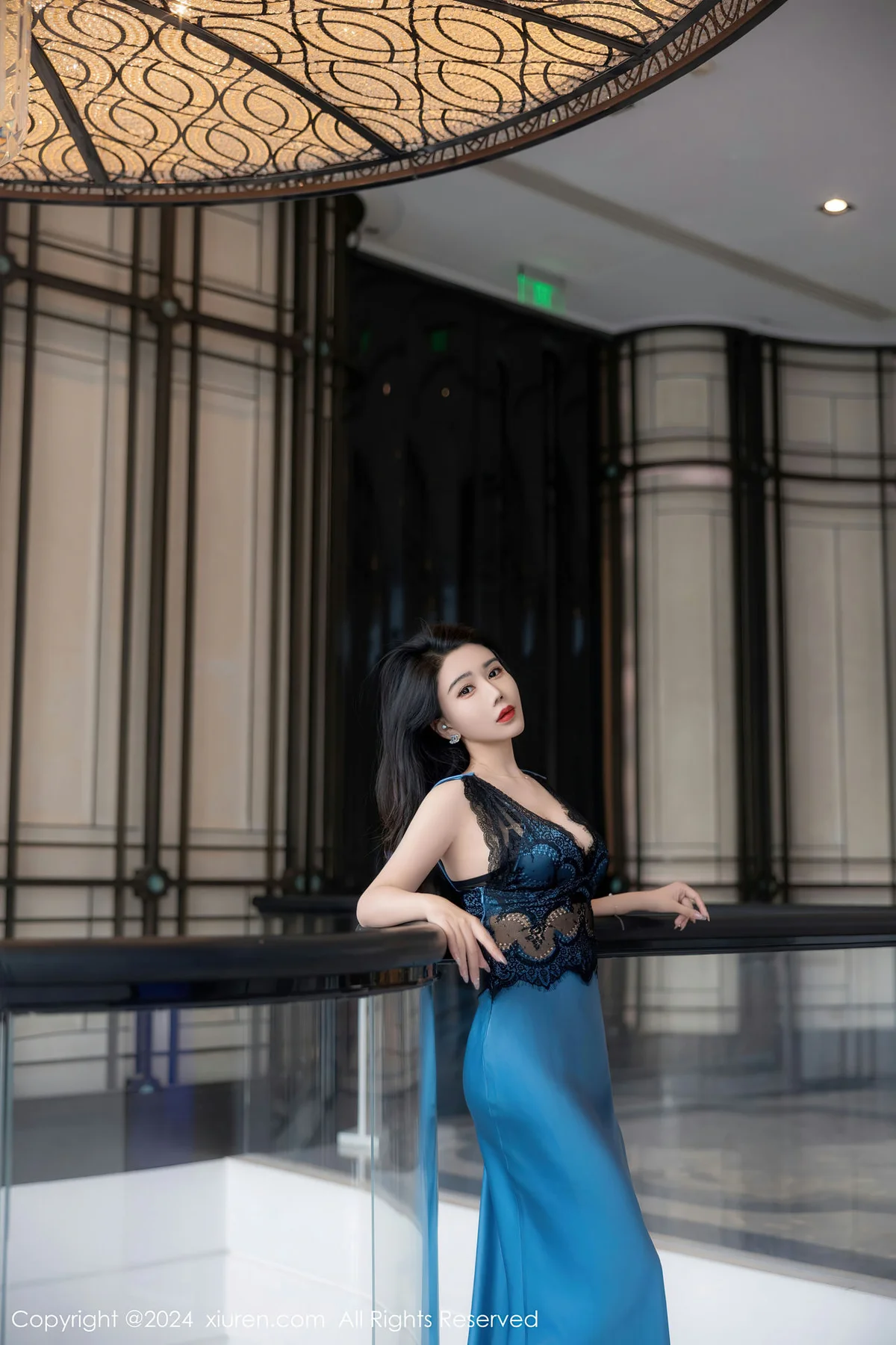 XiuRen 秀人 No.8466 李若汐 黑色情趣内衣性感写真33 - 6