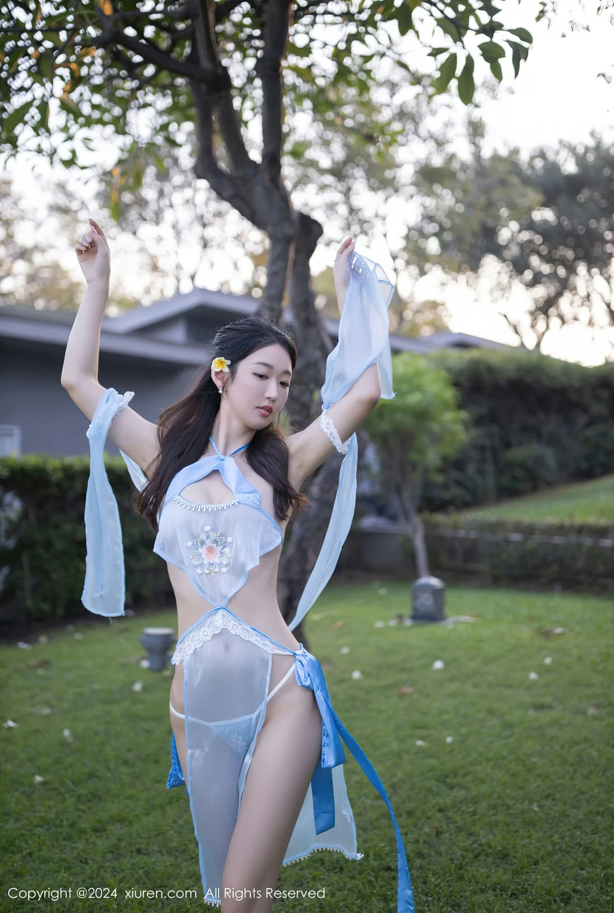 XiuRen 秀人 No.8492 唐安琪 蓝色古装性感写真1 - 7