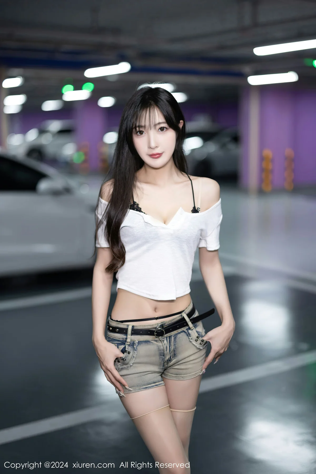 XiuRen 秀人 No.8504 林星阑 黑色蕾丝内衣性感写真2 - 1