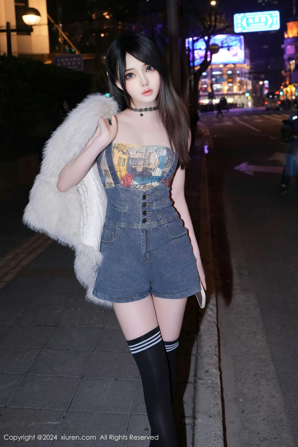 XiuRen 秀人 No.8508 林月月 诱惑抹胸背带性感写真3 - 2