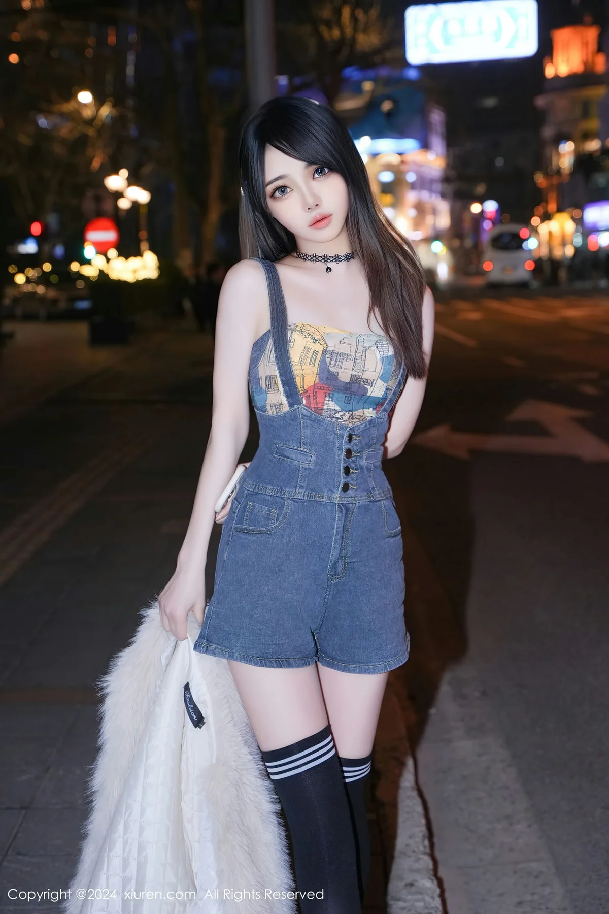 XiuRen 秀人 No.8508 林月月 诱惑抹胸背带性感写真3 - 5