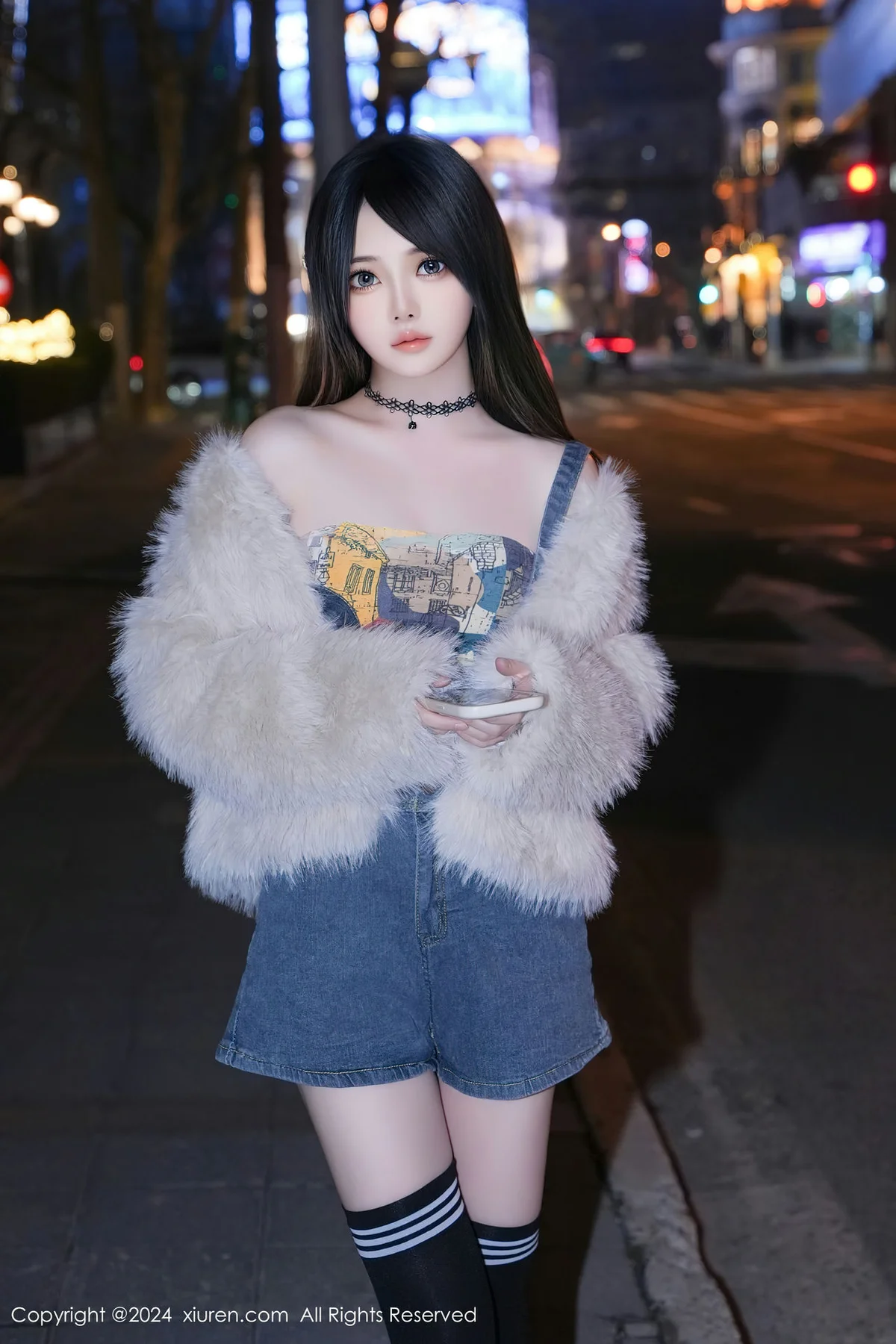 XiuRen 秀人 No.8508 林月月 诱惑抹胸背带性感写真3 - 3