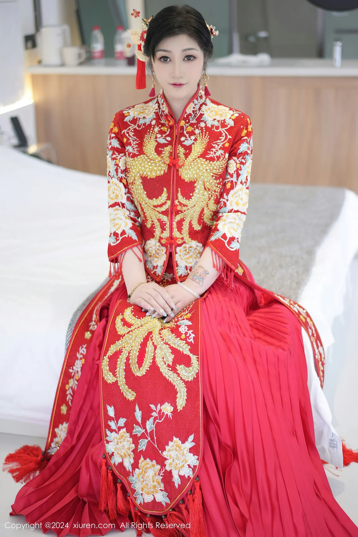 XiuRen 秀人 No.8521 妲己_Toxic 新娘装扮泰国心愿旅拍33 - 1