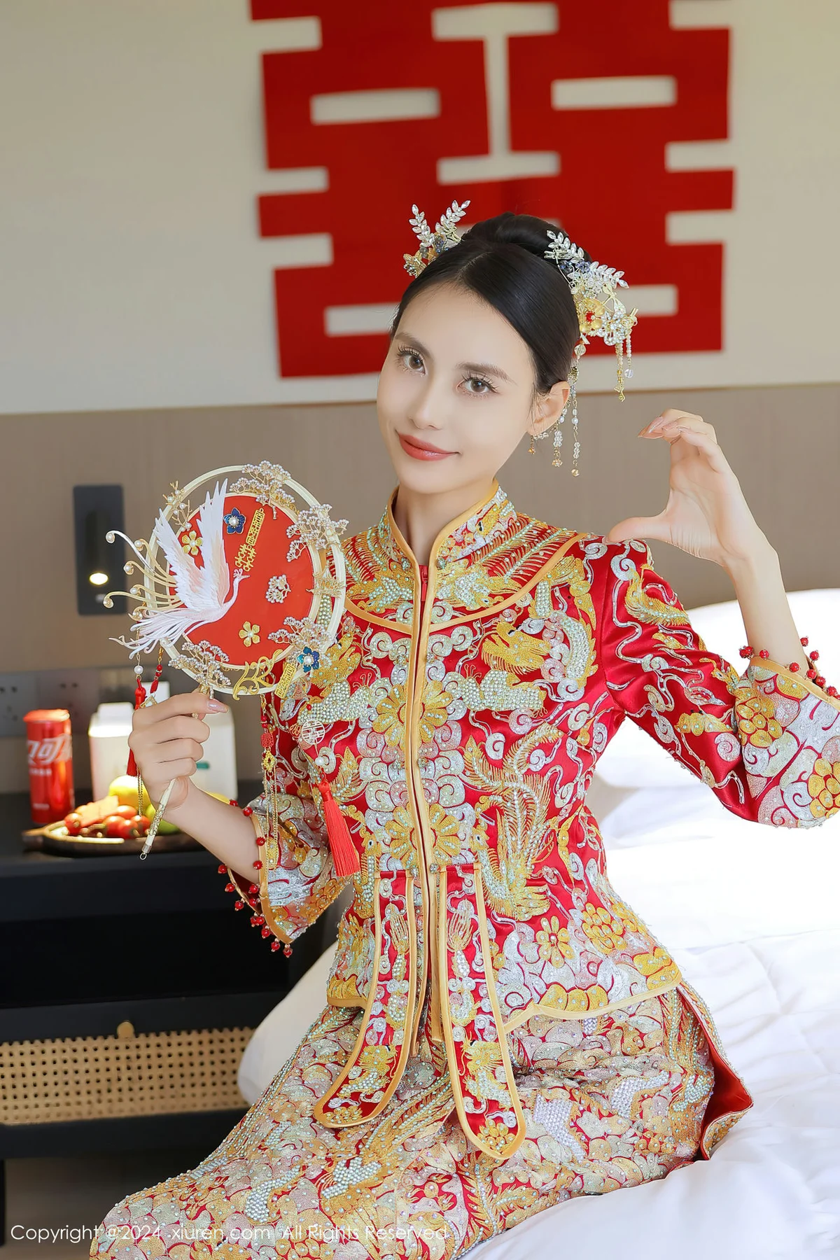 XiuRen 秀人 No.8534 lingyu69 新娘主题拍摄性感写真1 - 1