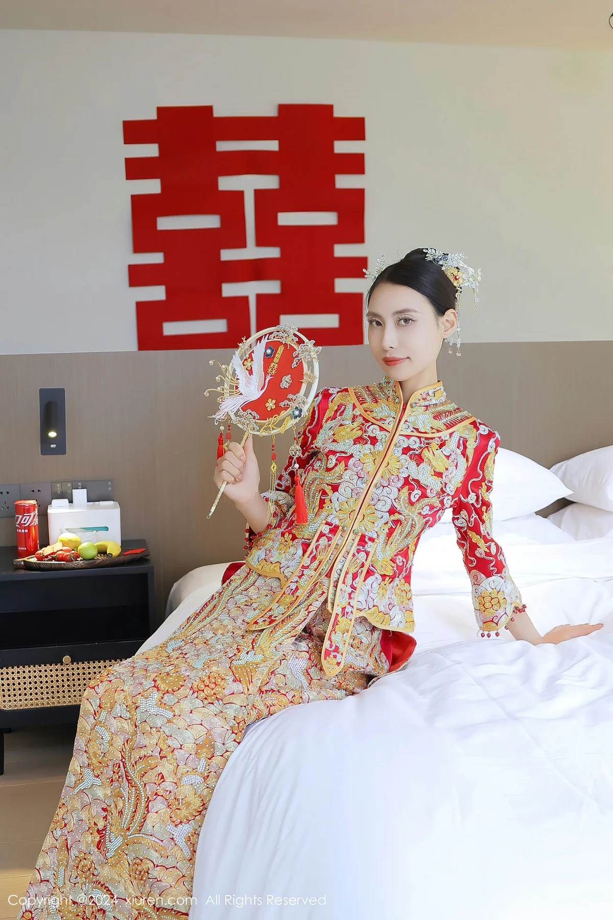 XiuRen 秀人 No.8534 lingyu69 新娘主题拍摄性感写真1 - 2