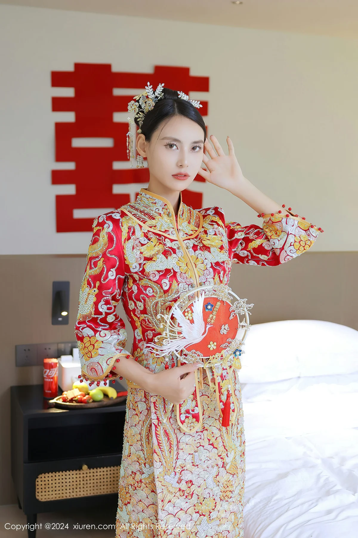 XiuRen 秀人 No.8534 lingyu69 新娘主题拍摄性感写真1 - 9