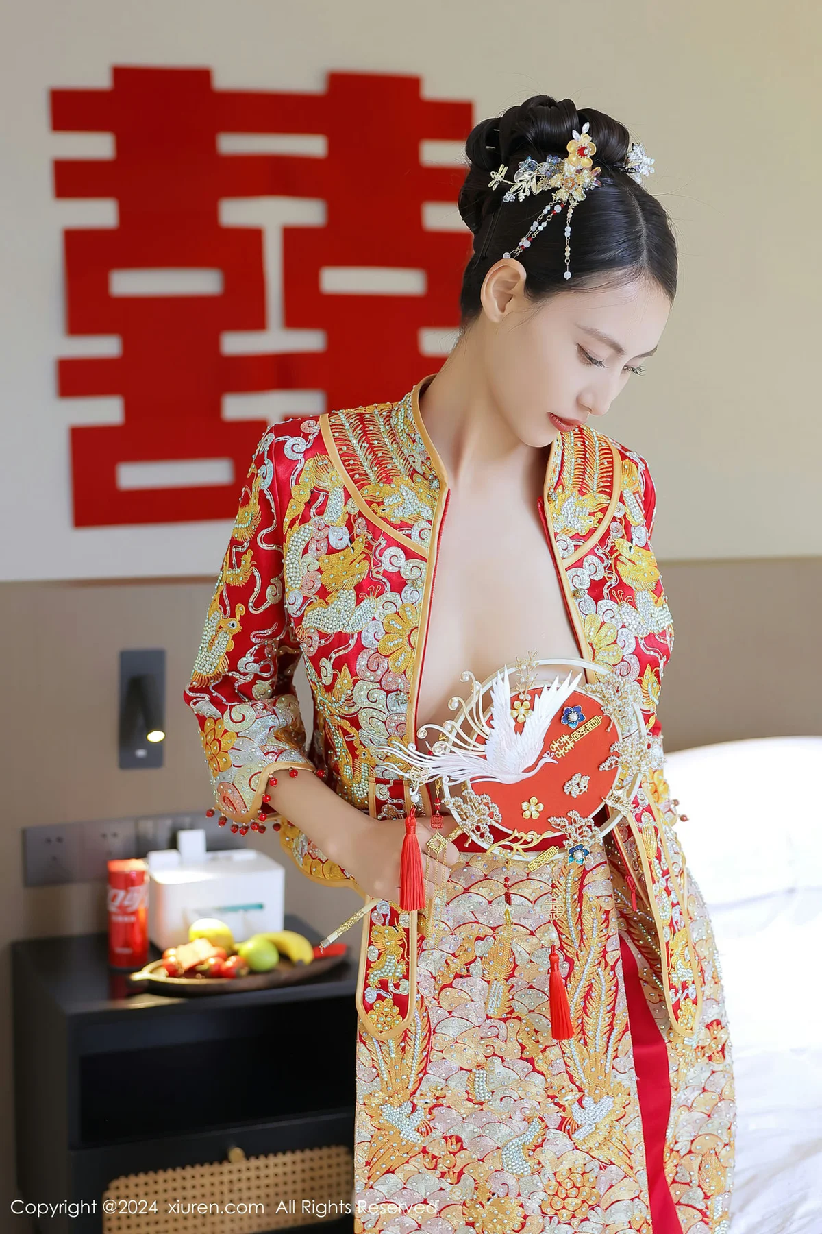 XiuRen 秀人 No.8534 lingyu69 新娘主题拍摄性感写真1 - 2