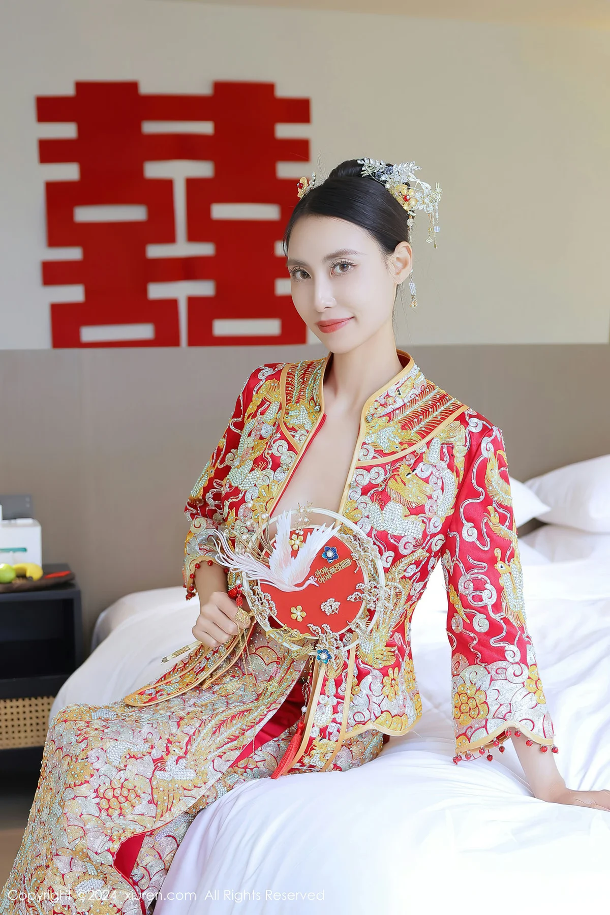 XiuRen 秀人 No.8534 lingyu69 新娘主题拍摄性感写真1 - 3