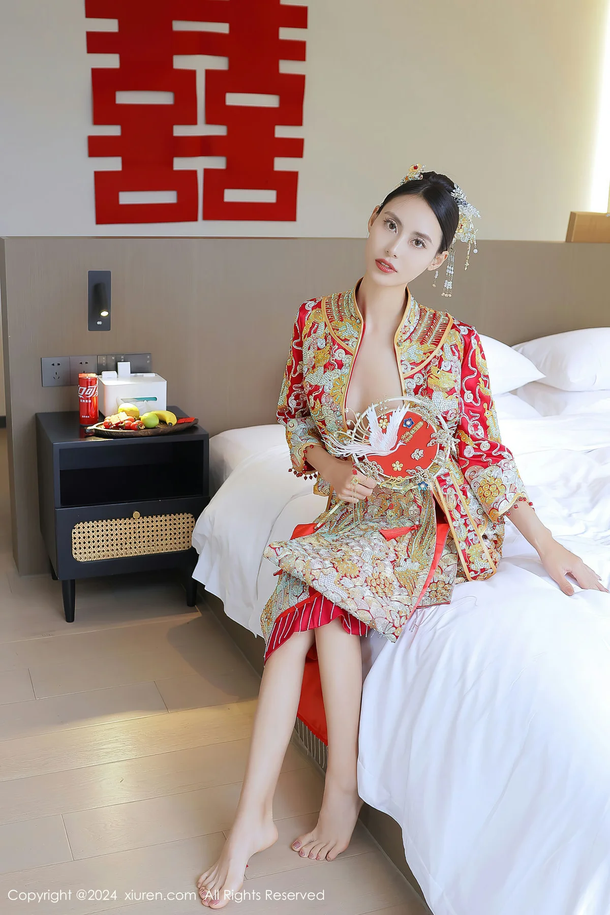 XiuRen 秀人 No.8534 lingyu69 新娘主题拍摄性感写真1 - 4