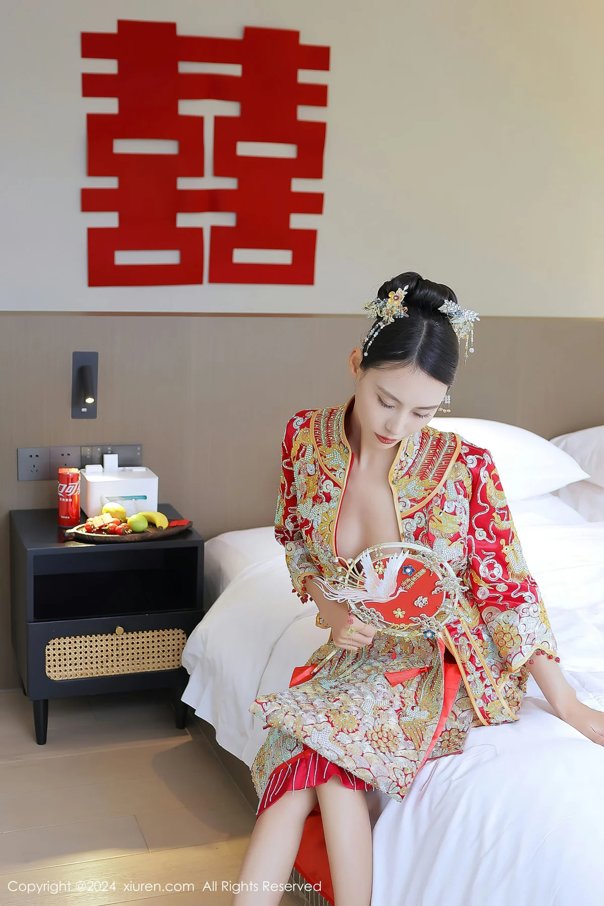 XiuRen 秀人 No.8534 lingyu69 新娘主题拍摄性感写真1 - 5