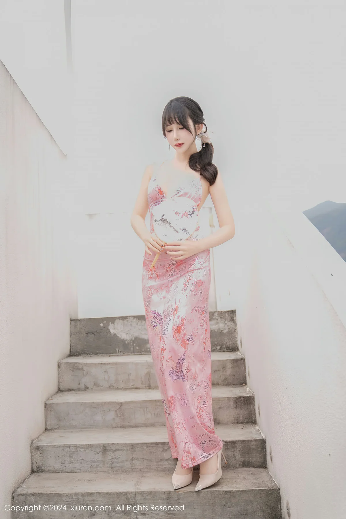 XiuRen 秀人 No.8535 波巧酱 粉色佳人娇艳欲滴长白山旅拍3 - 9