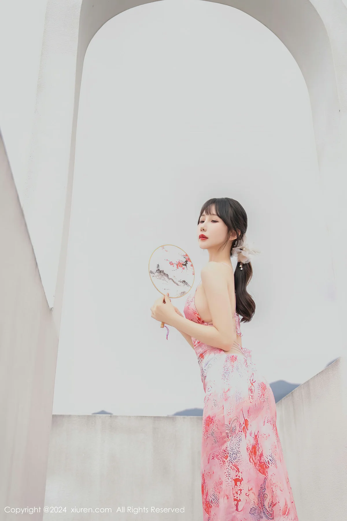 XiuRen 秀人 No.8535 波巧酱 粉色佳人娇艳欲滴长白山旅拍3 - 2
