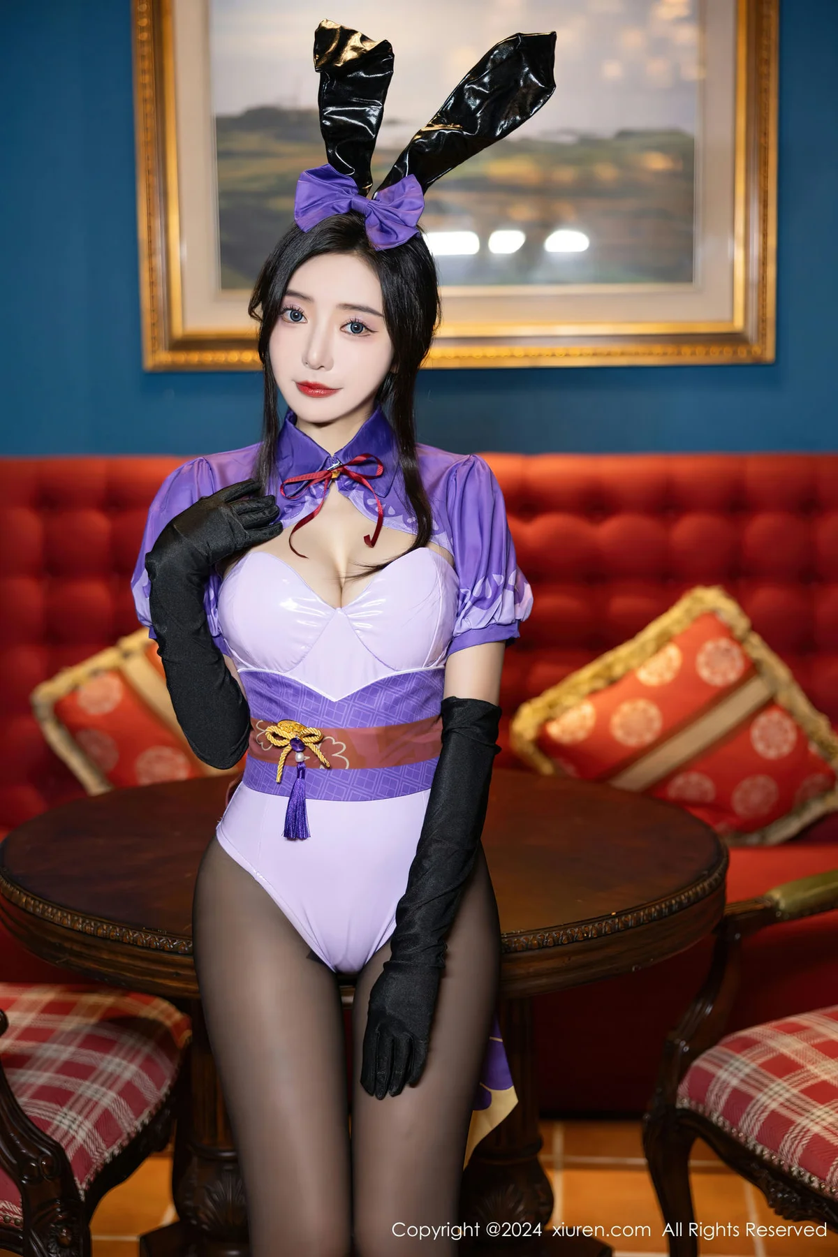 XiuRen 秀人 No.8562 王馨瑶yanni 魅惑黑丝哈尔滨旅拍1 - 1