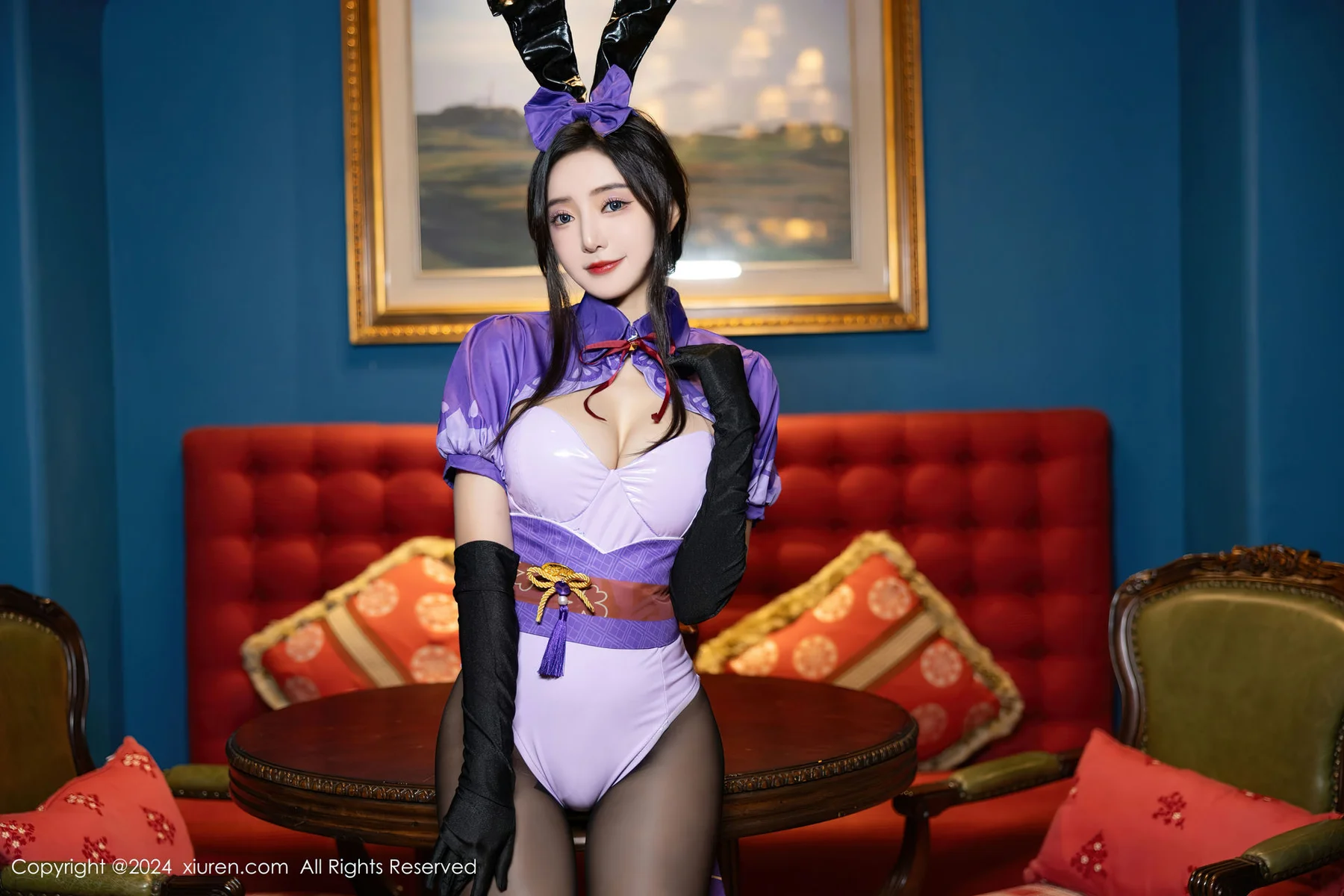 XiuRen 秀人 No.8562 王馨瑶yanni 魅惑黑丝哈尔滨旅拍1 - 2