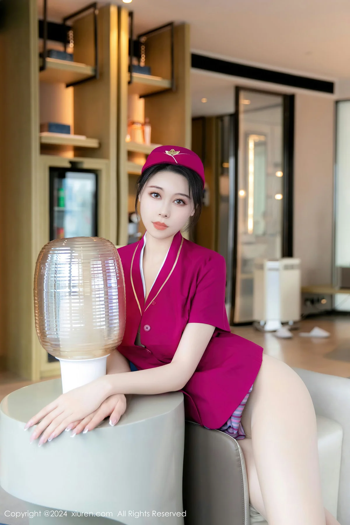 XiuRen 秀人 No.8563 清妙 空姐制服性感写真11 - 4