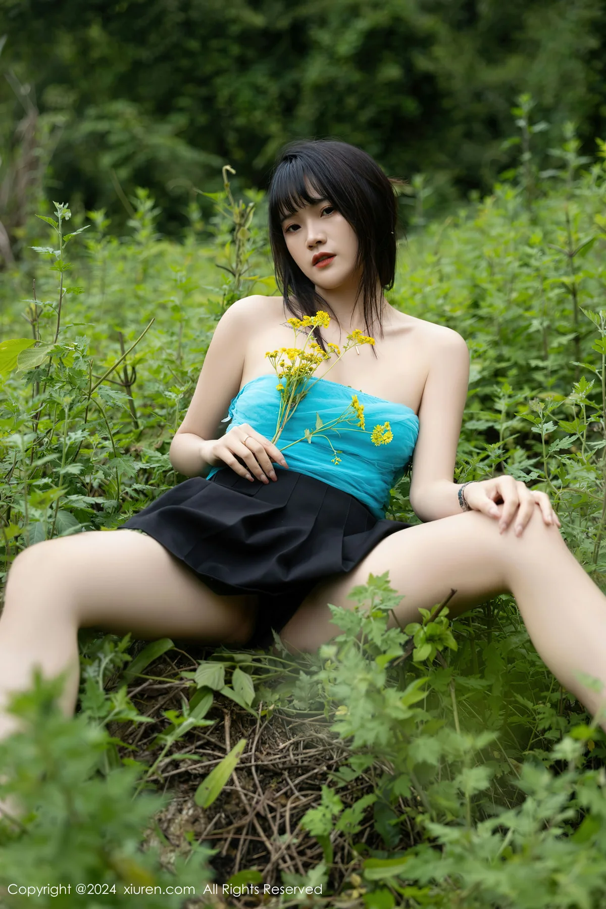 XiuRen 秀人 No.8586 唐安诺 魅惑黑丝性感写真 - 2