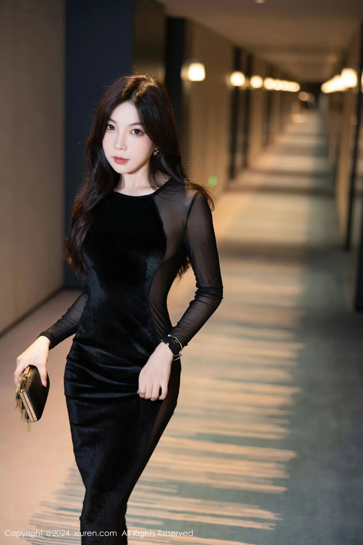 XiuRen 秀人 No.8598 徐莉芝Booty 黑色连衣裙性感写真33 - 6