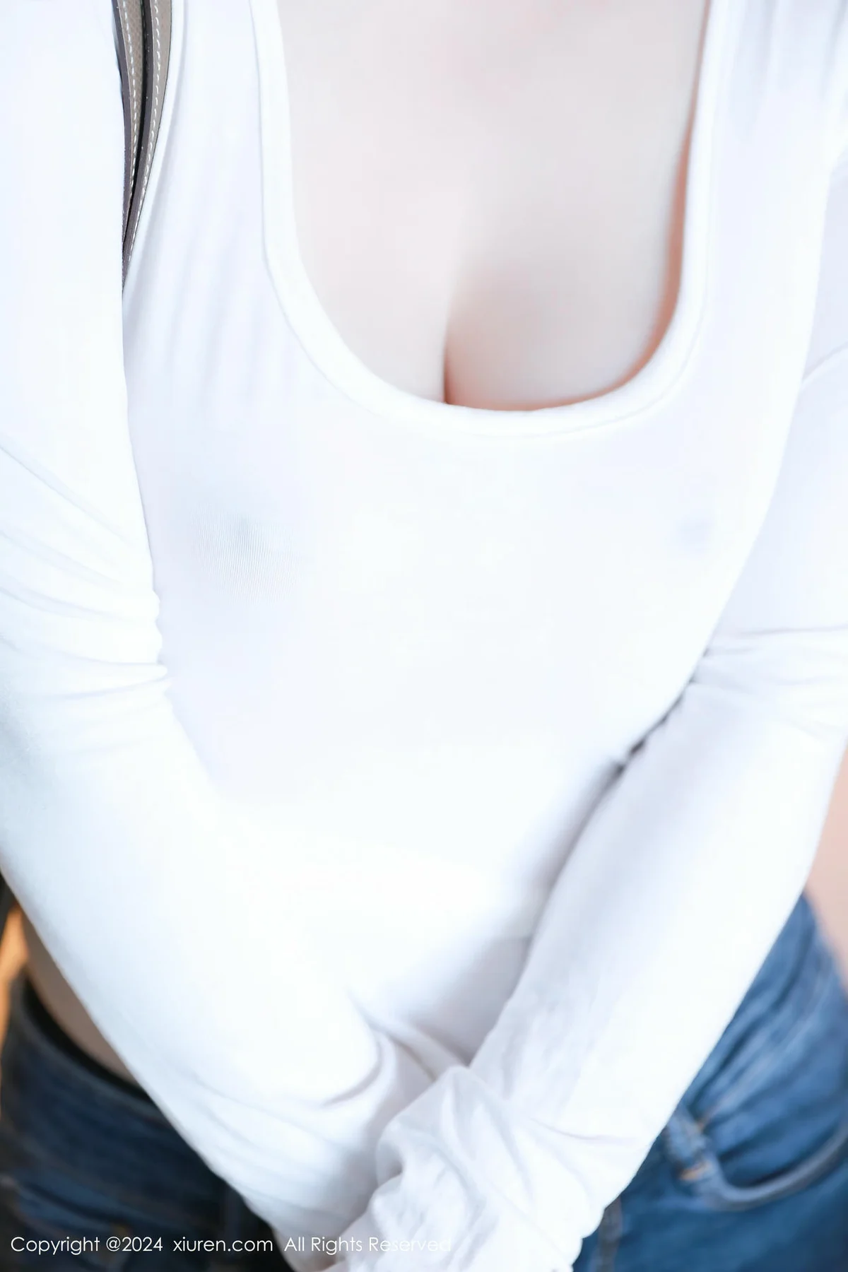 XiuRen 秀人 No.8618 白茹雪 蓝色牛仔裤性感写真1 - 3
