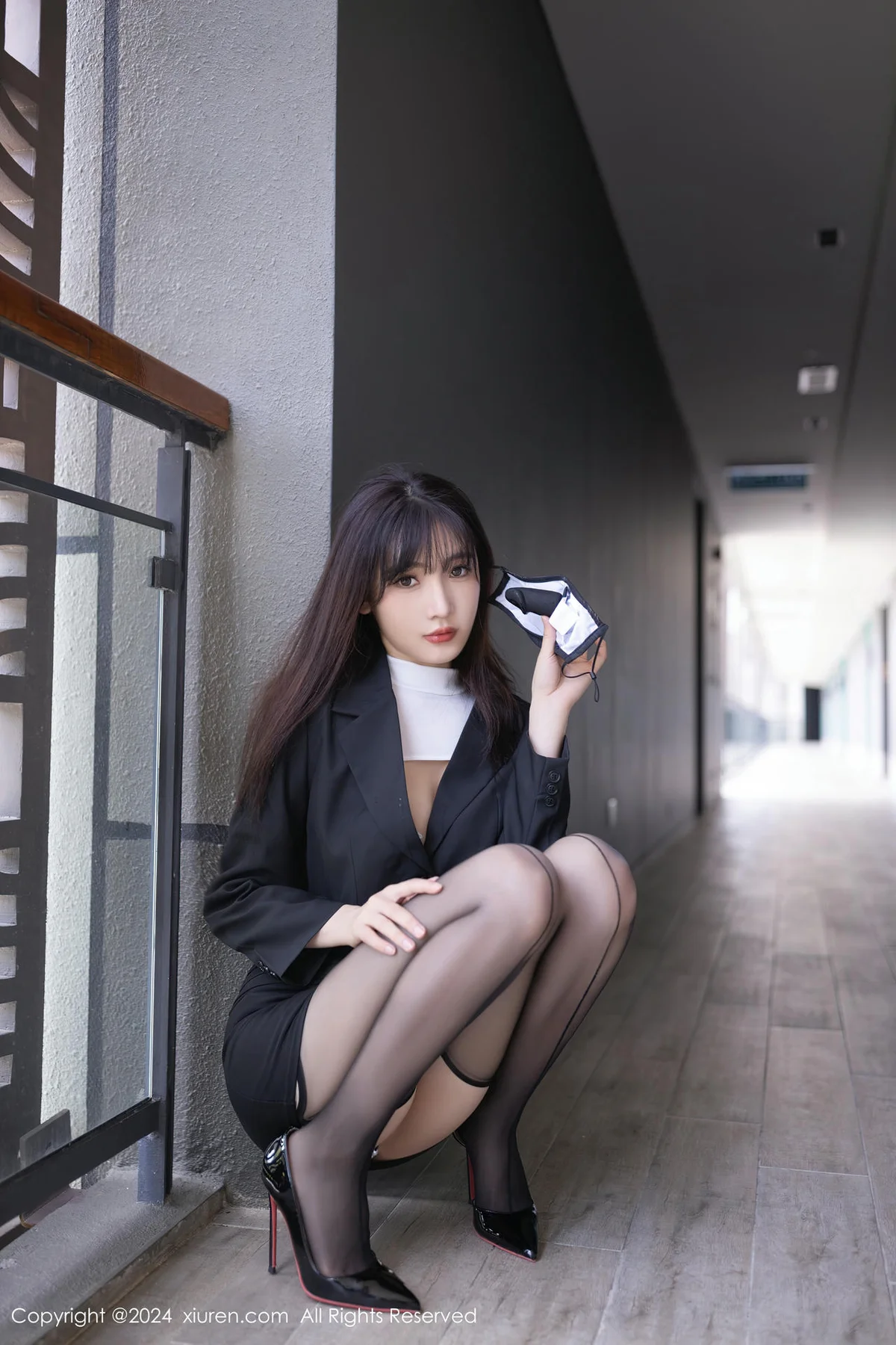 XiuRen 秀人 No.8627 陆萱萱 口罩主题拍摄性感写真111 - 6