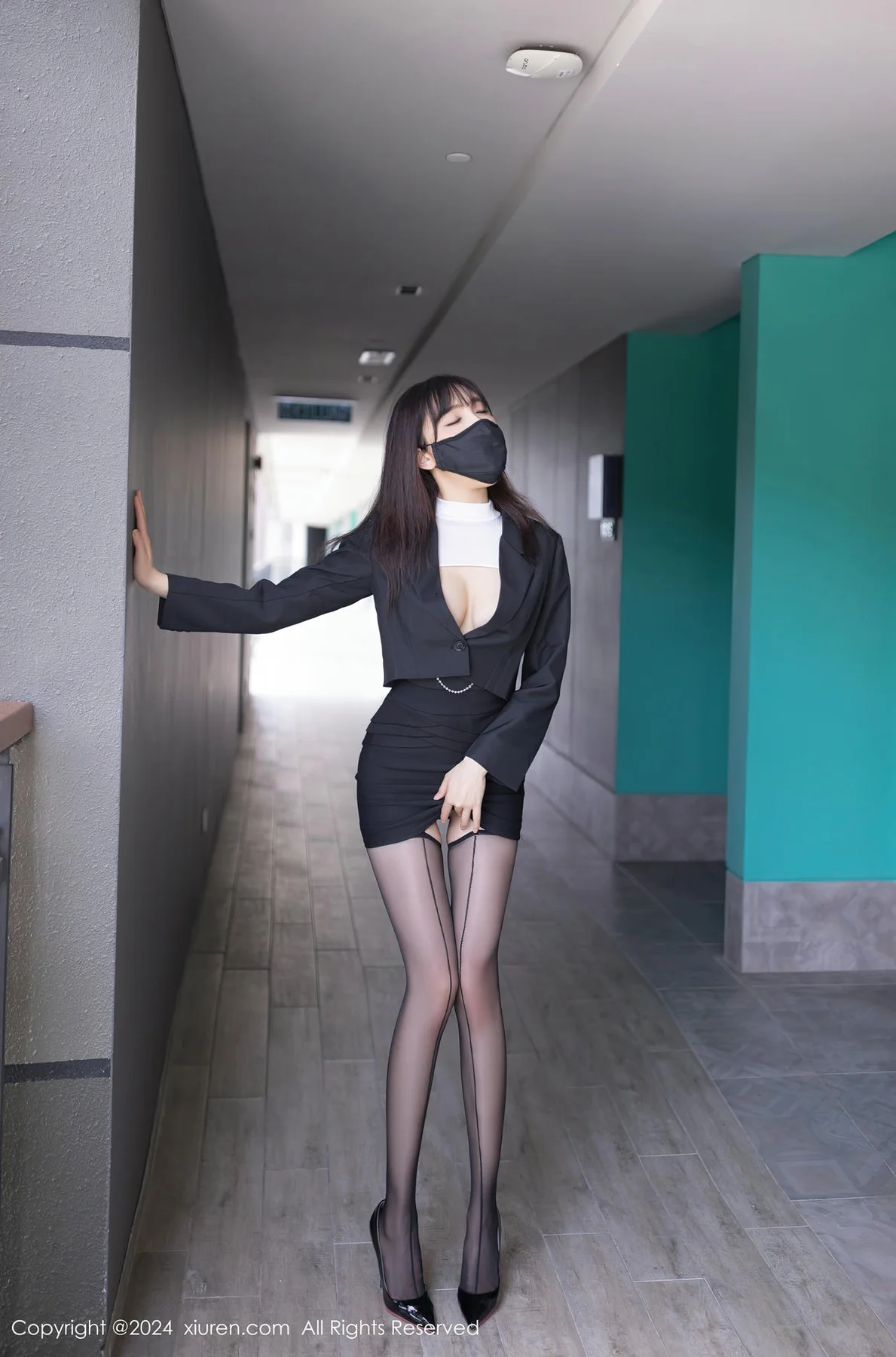 XiuRen 秀人 No.8627 陆萱萱 口罩主题拍摄性感写真111 - 8