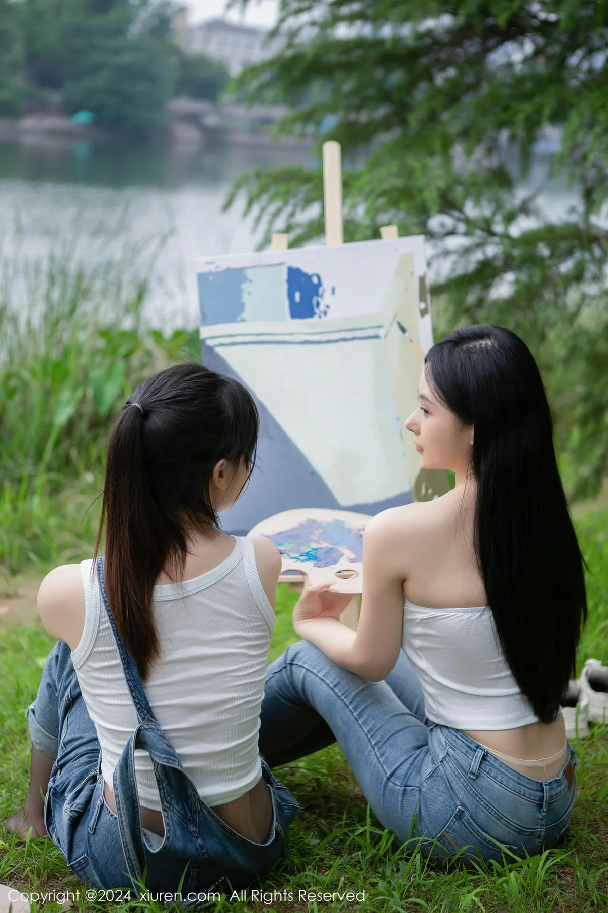 XiuRen 秀人 No.8638 豆瓣酱模特合集写真山中作画场景 - 10