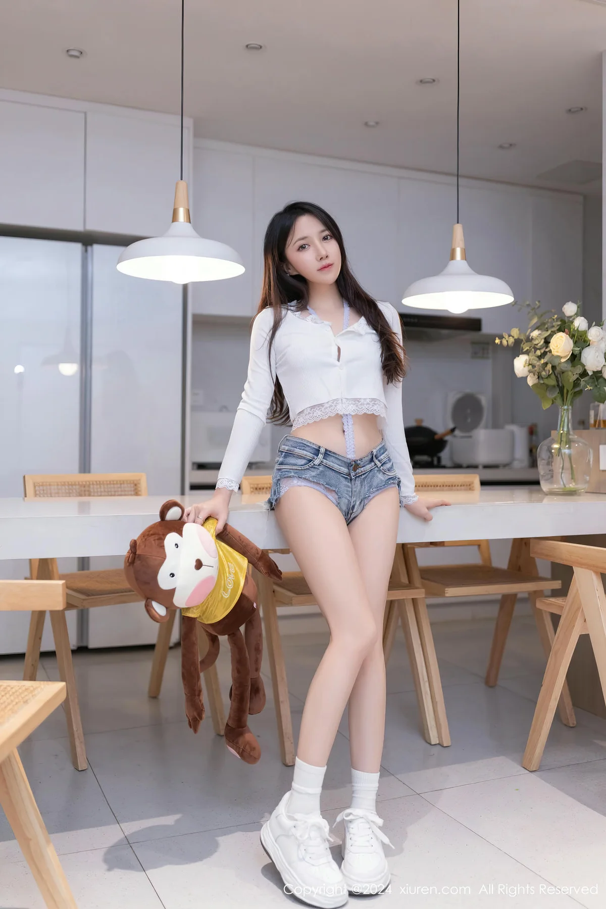 XiuRen 秀人 No.8639 鱼子酱Fish 香蕉小猴主题拍摄性感写真11 - 5