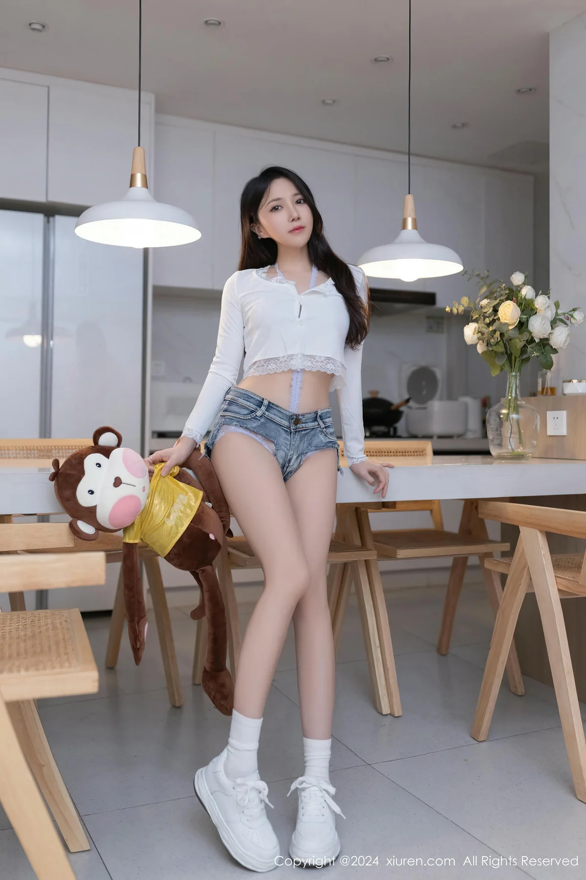 XiuRen 秀人 No.8639 鱼子酱Fish 香蕉小猴主题拍摄性感写真11 - 7