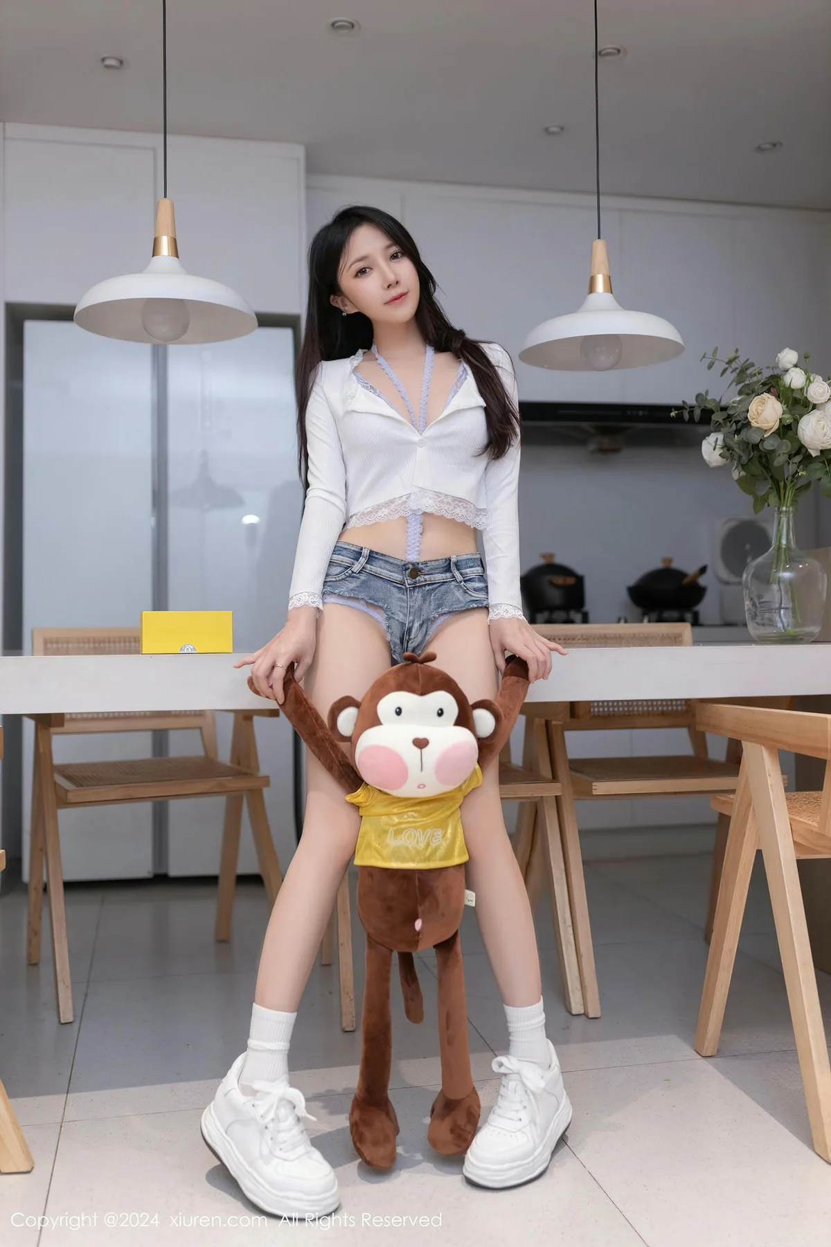 XiuRen 秀人 No.8639 鱼子酱Fish 香蕉小猴主题拍摄性感写真11 - 8