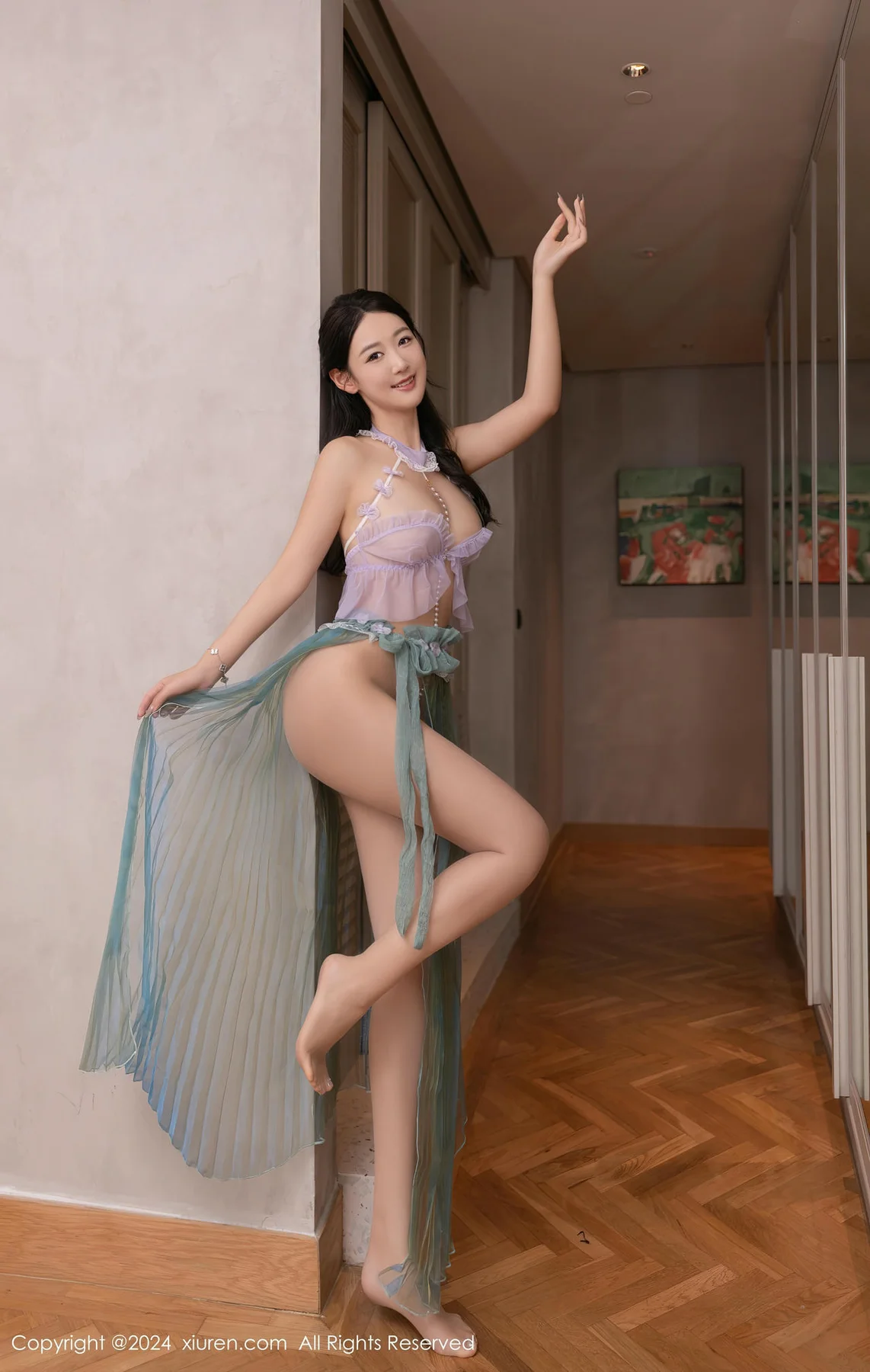 XiuRen 秀人 No.8644 唐安琪 轻透古风服饰性感写真11 - 8