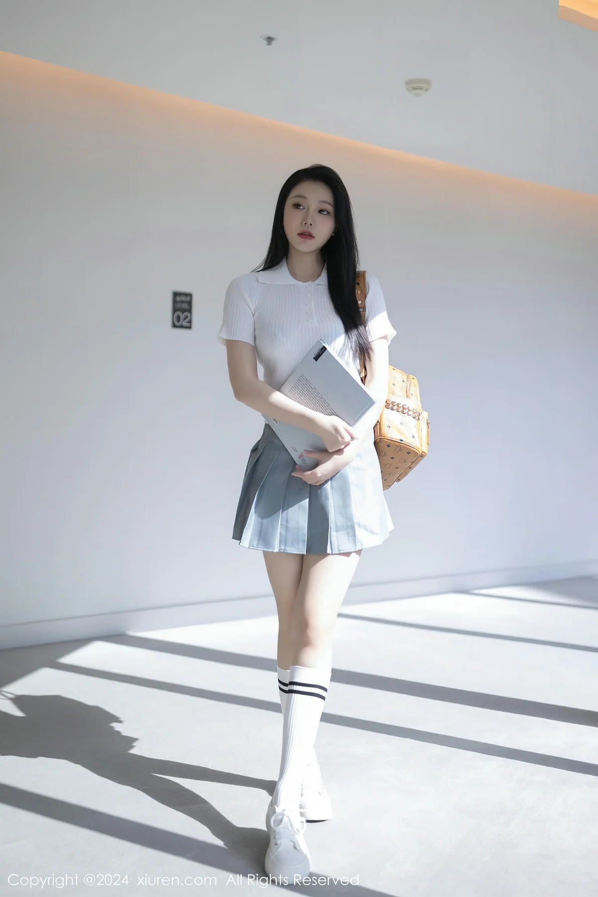 XiuRen 秀人 No.8649 安然anran 灰色蕾丝内衣迪拜旅拍11 - 3