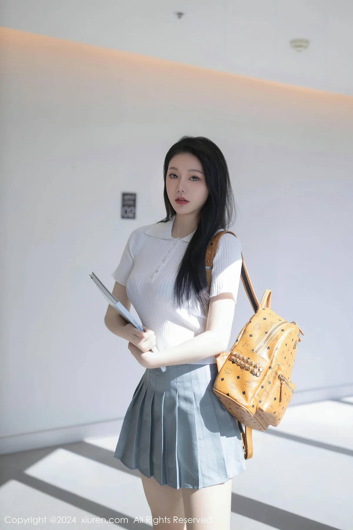 XiuRen 秀人 No.8649 安然anran 灰色蕾丝内衣迪拜旅拍11 - 4