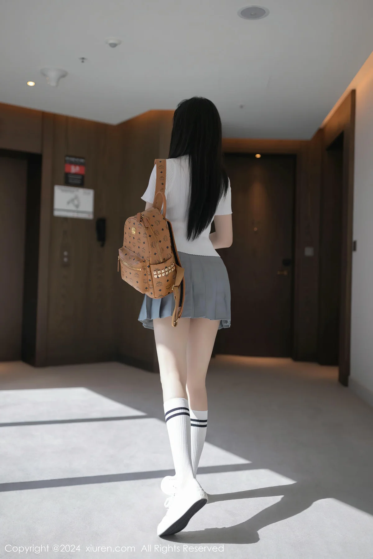 XiuRen 秀人 No.8649 安然anran 灰色蕾丝内衣迪拜旅拍11 - 9