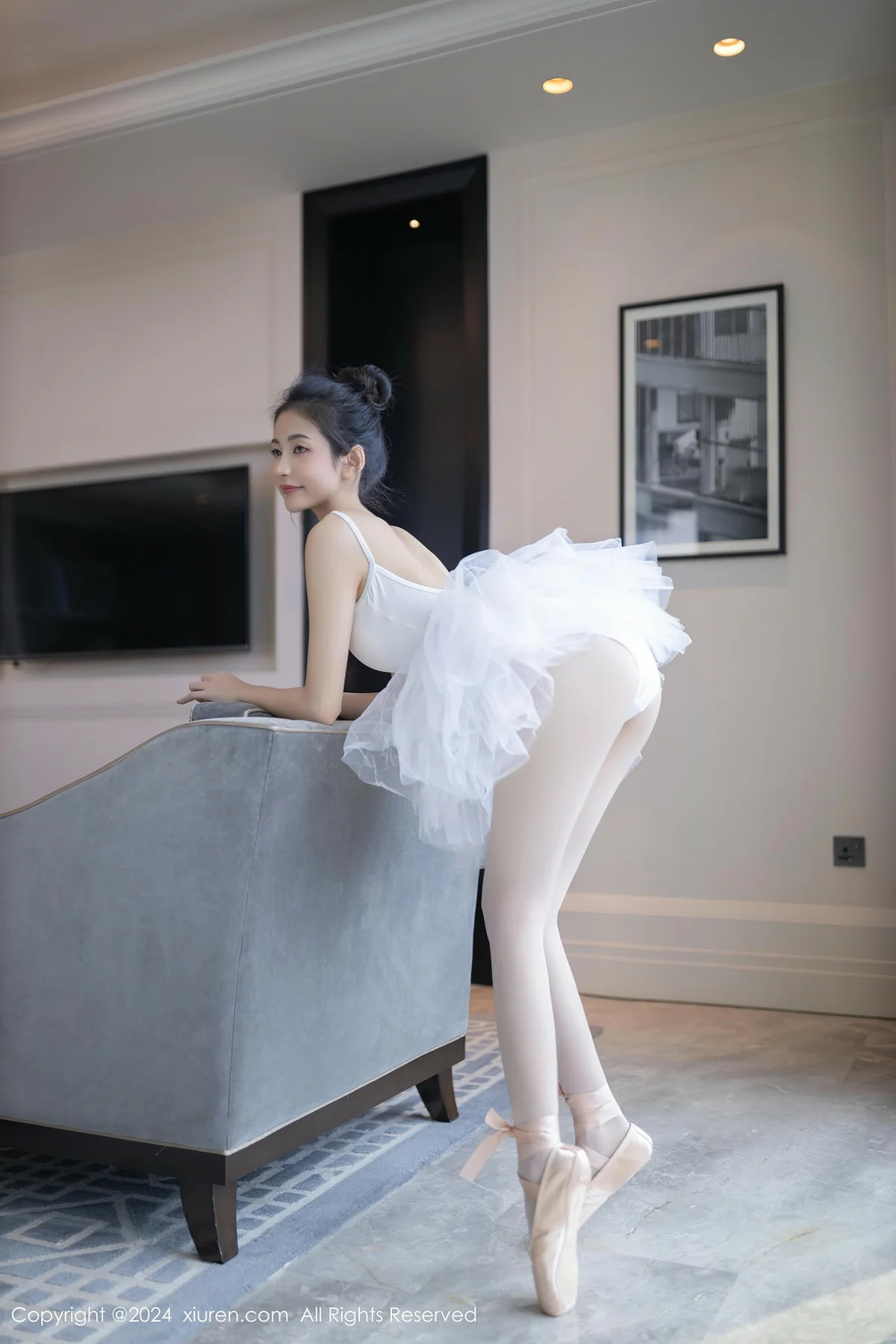 XiuRen 秀人 No.8657 鱼尾fish 白色芭蕾服性感写真11 - 10