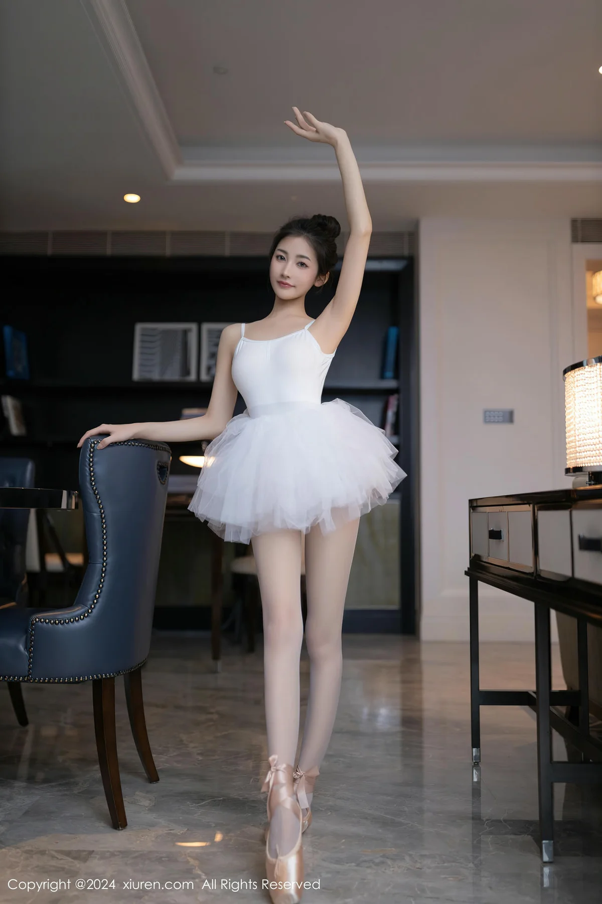 XiuRen 秀人 No.8657 鱼尾fish 白色芭蕾服性感写真11 - 4