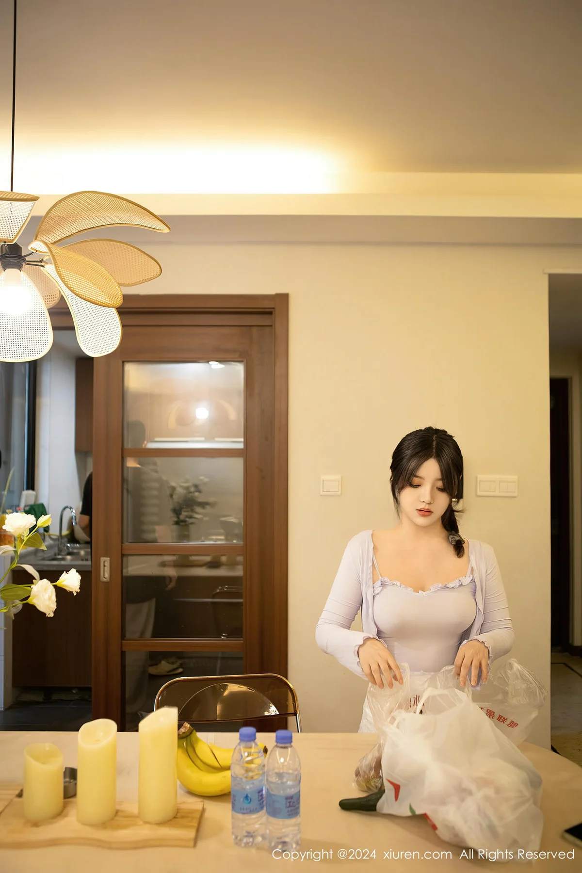 XiuRen 秀人 No.8677 豆瓣酱 买菜做饭场景拍摄性感写真111 - 10