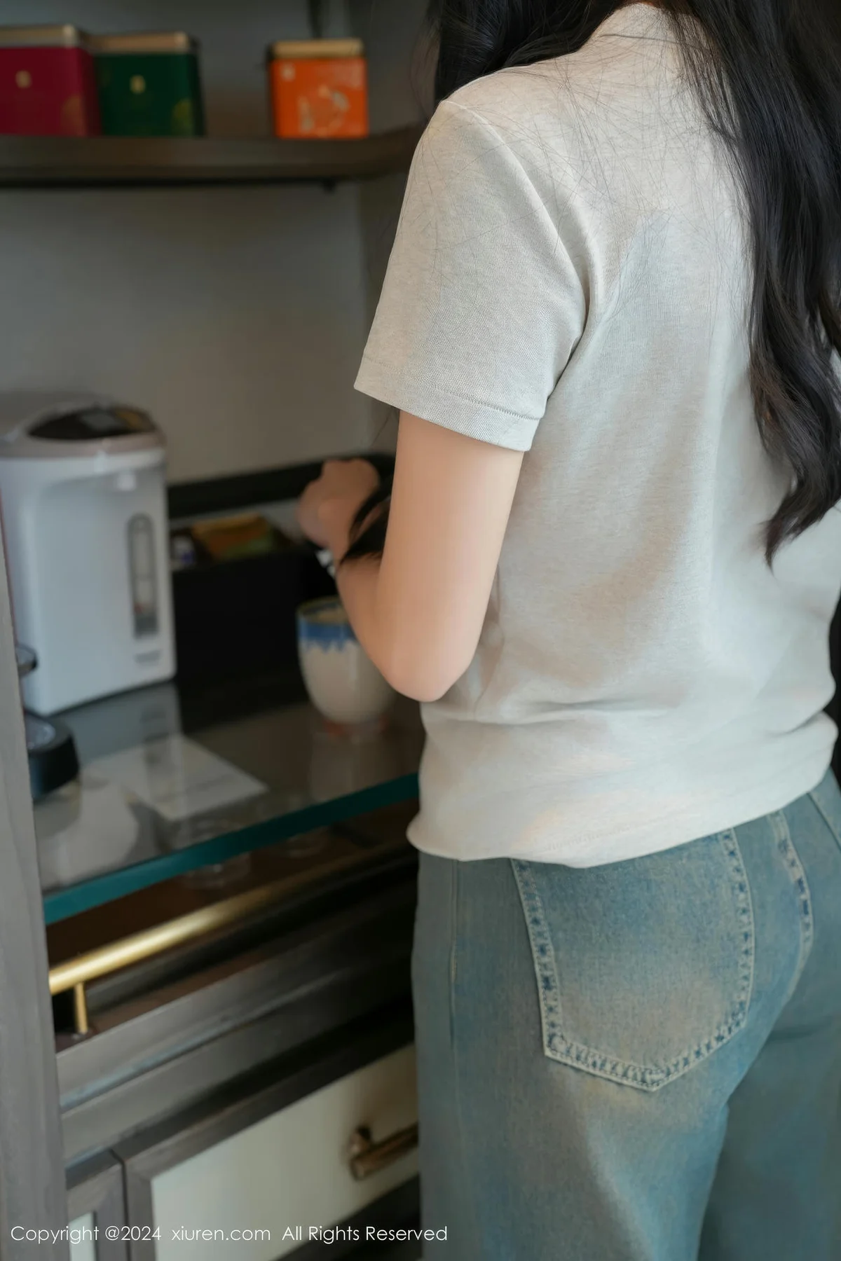 XiuRen 秀人 No.8711 白茹雪 灰色丝袜性感写真1 - 9