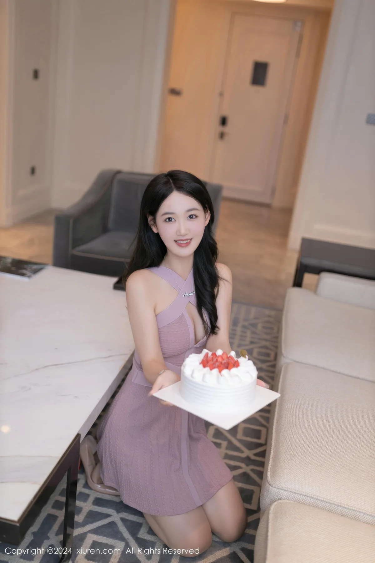 XiuRen 秀人 No.8748 唐安琪 生日蛋糕主题拍摄性感写真111 - 7