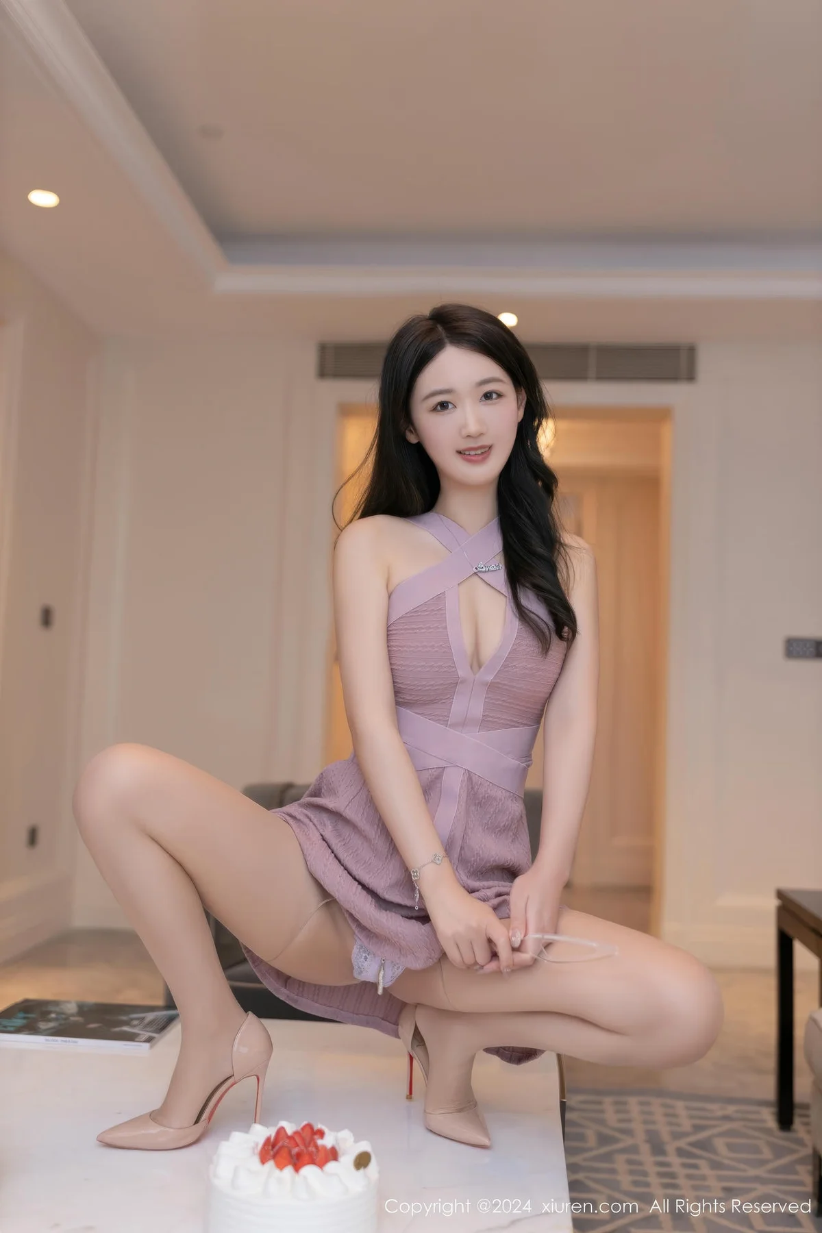 XiuRen 秀人 No.8748 唐安琪 生日蛋糕主题拍摄性感写真111 - 10