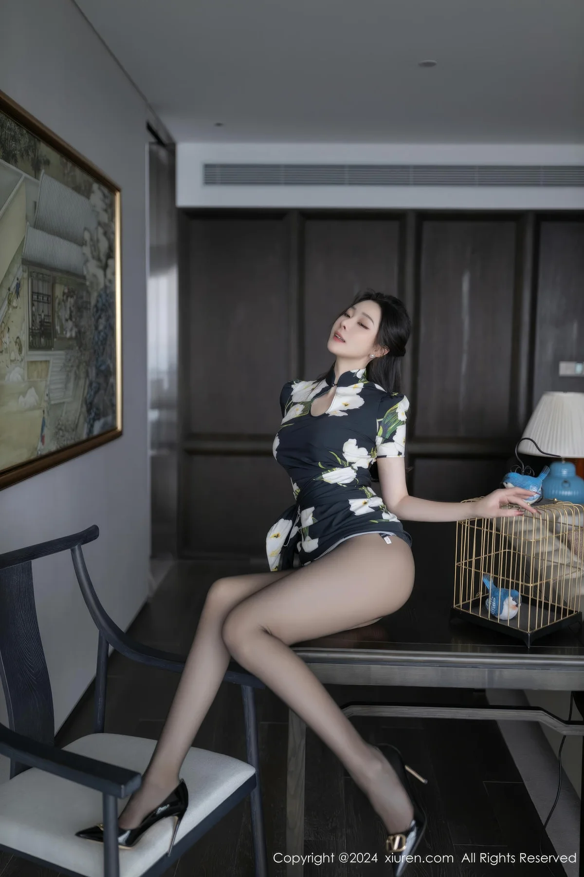 XiuRen 秀人 No.8768 小逗逗 魅惑黑丝性感写真11 - 5