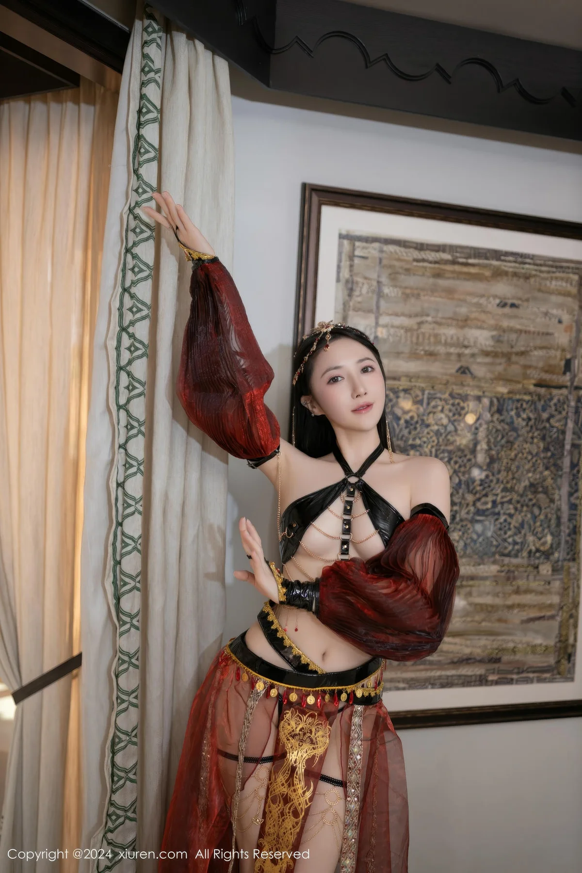 XiuRen 秀人 No.8778 鱼子酱Fish 性感舞娘迪拜旅拍写真11 - 1