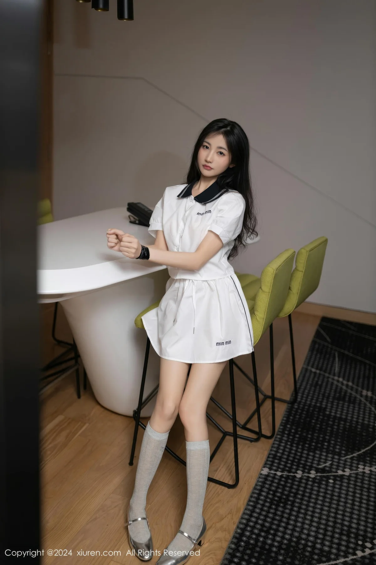 XiuRen 秀人 No.8793 鱼尾fish 诱人白色丝袜性感写真111 - 8