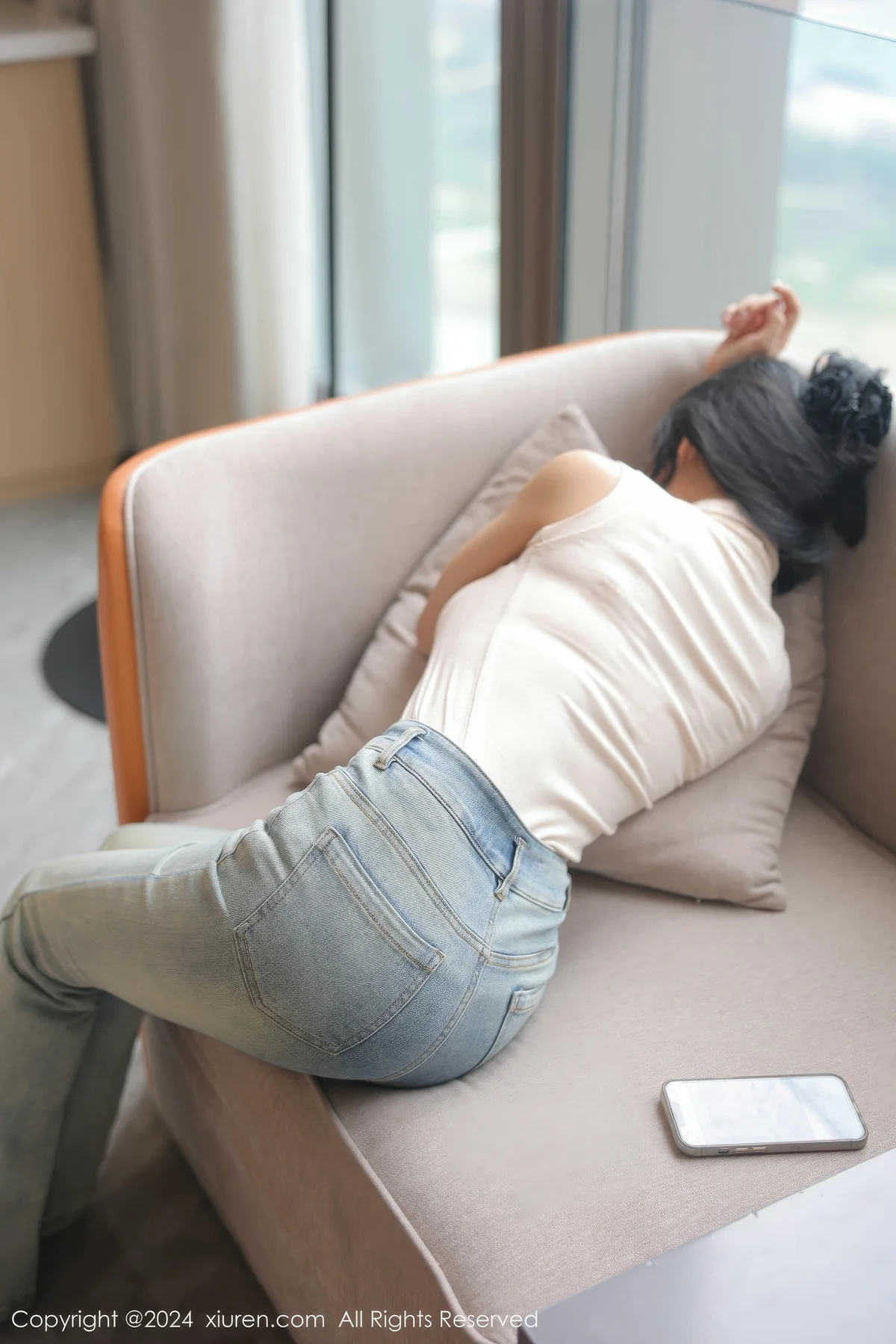 XiuRen 秀人 No.8798 金小依 浅粉色上衣性感写真2 - 8