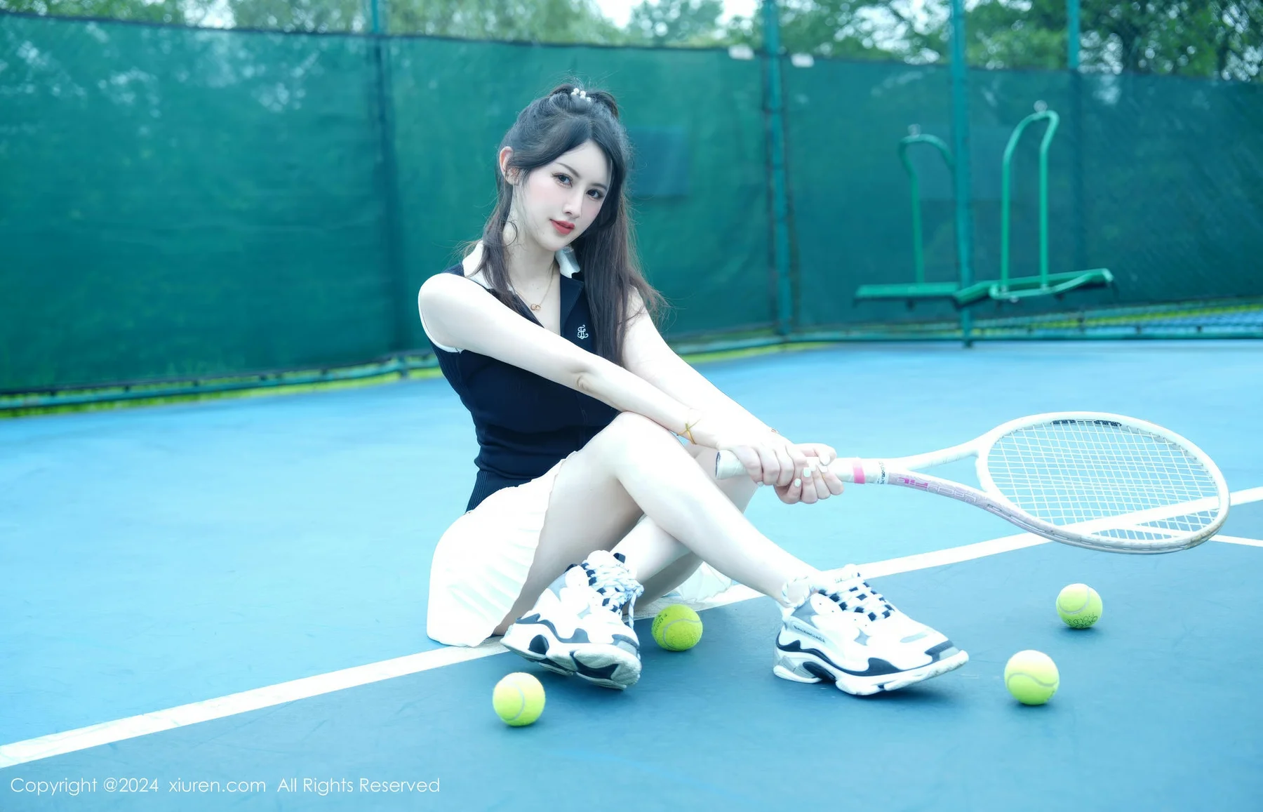 XiuRen 秀人 No.8821 诗诗kiki 网球场地性感写真22 - 2