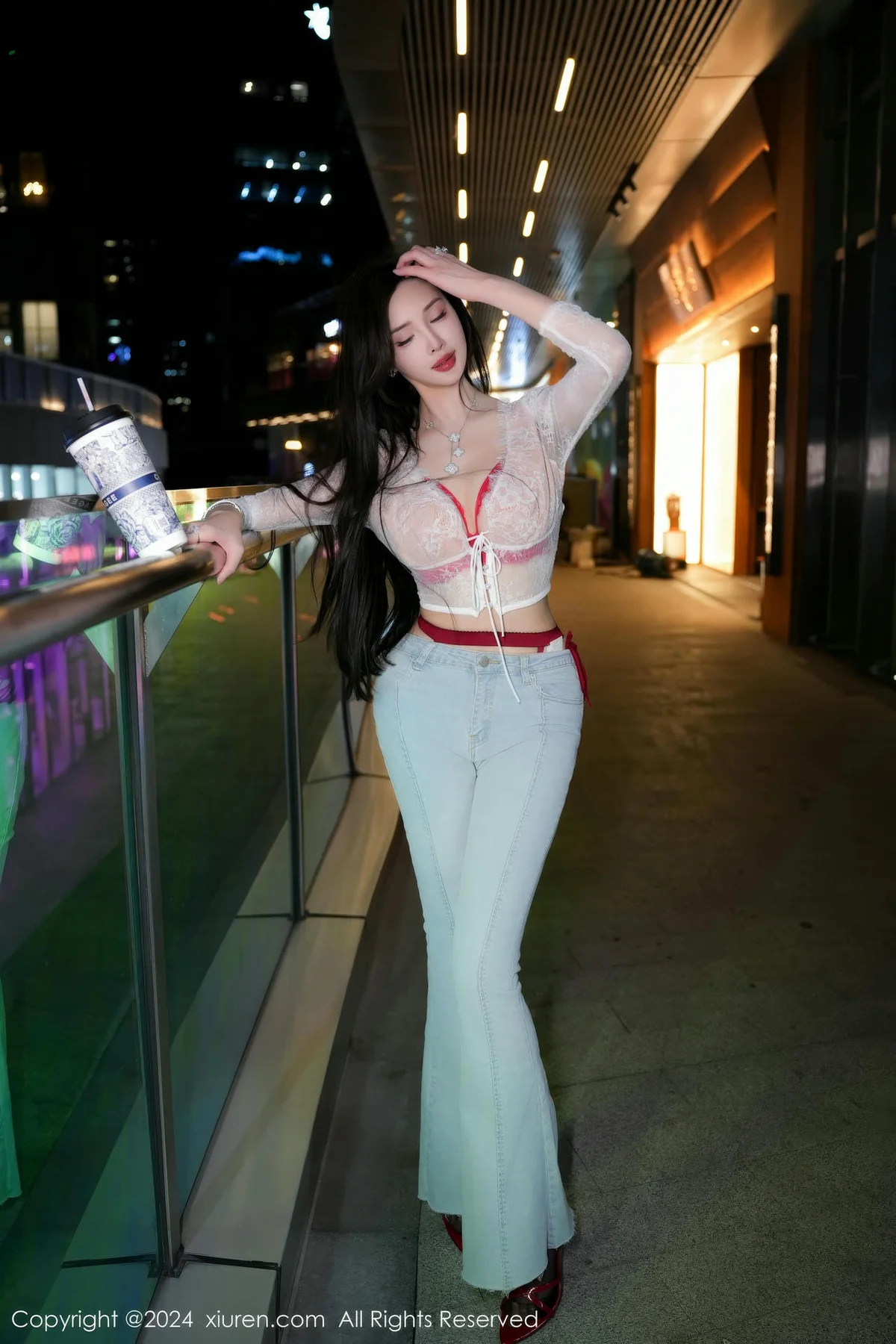 XiuRen 秀人 No.8846 Carol周妍希X 简约牛仔裤新疆心愿旅拍 - 4