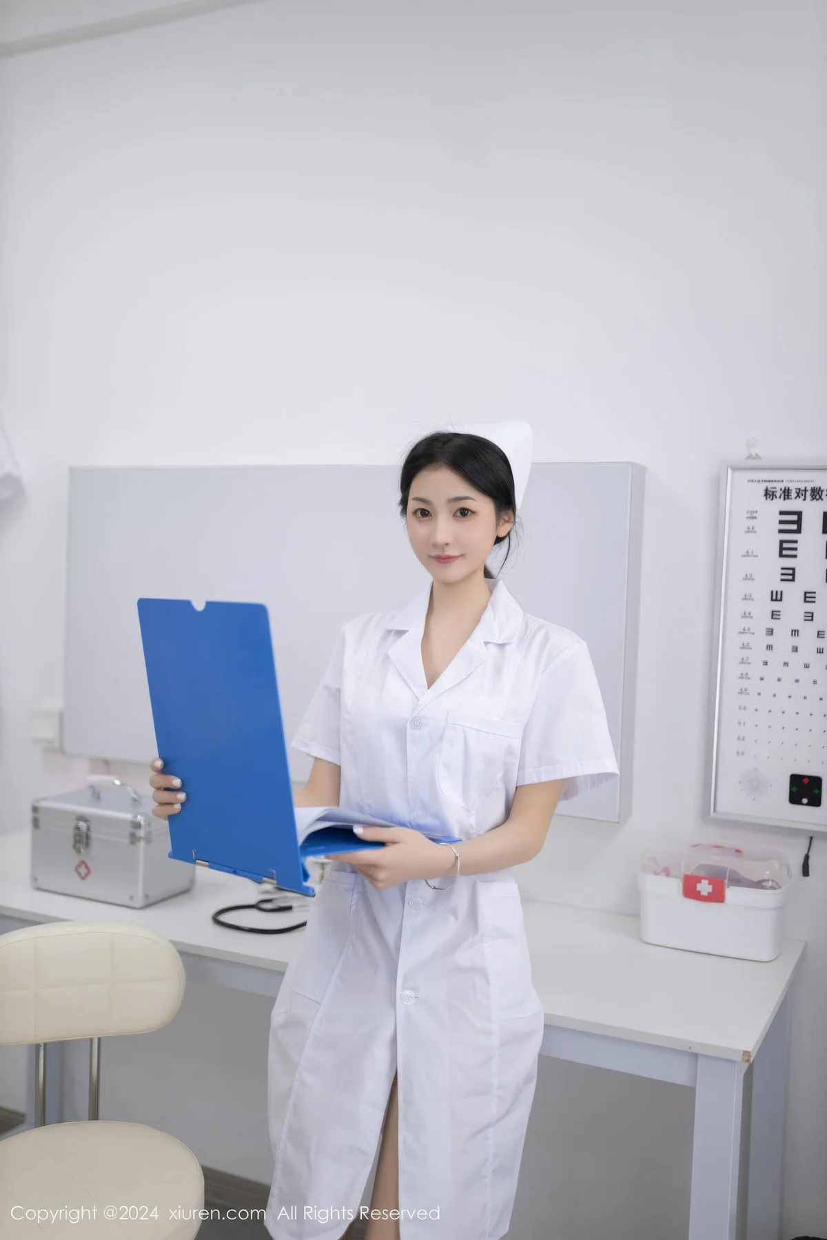 XiuRen 秀人 No.8897 鱼尾fish 白色护士制服性感写真11 - 3