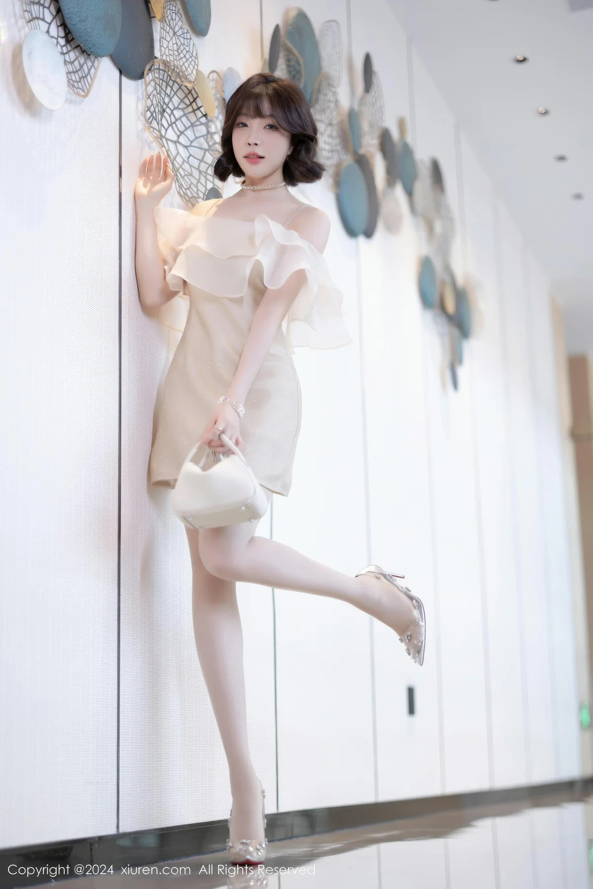 XiuRen 秀人 No.8917 徐莉芝Booty 黑色情趣内衣性感写真3 - 4