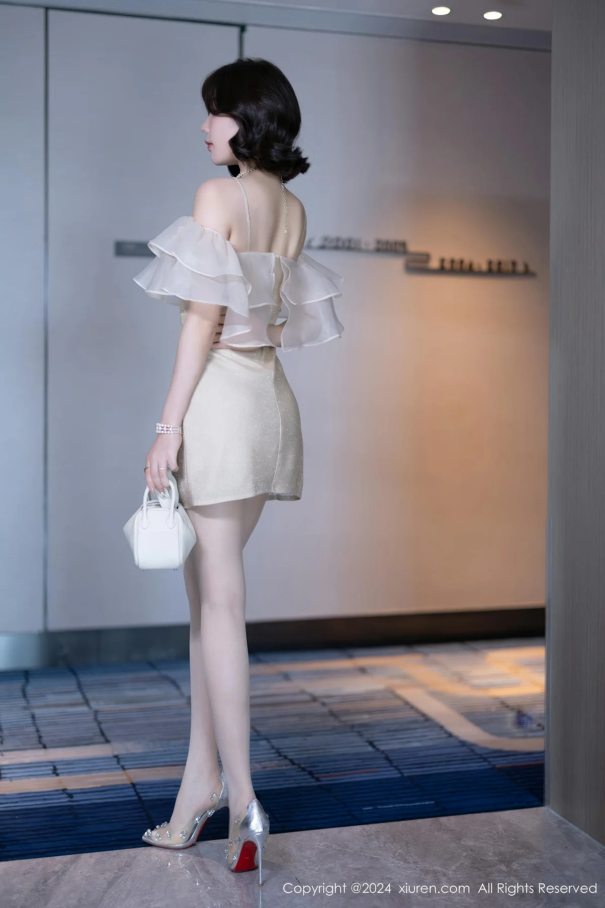 XiuRen 秀人 No.8917 徐莉芝Booty 黑色情趣内衣性感写真3 - 3