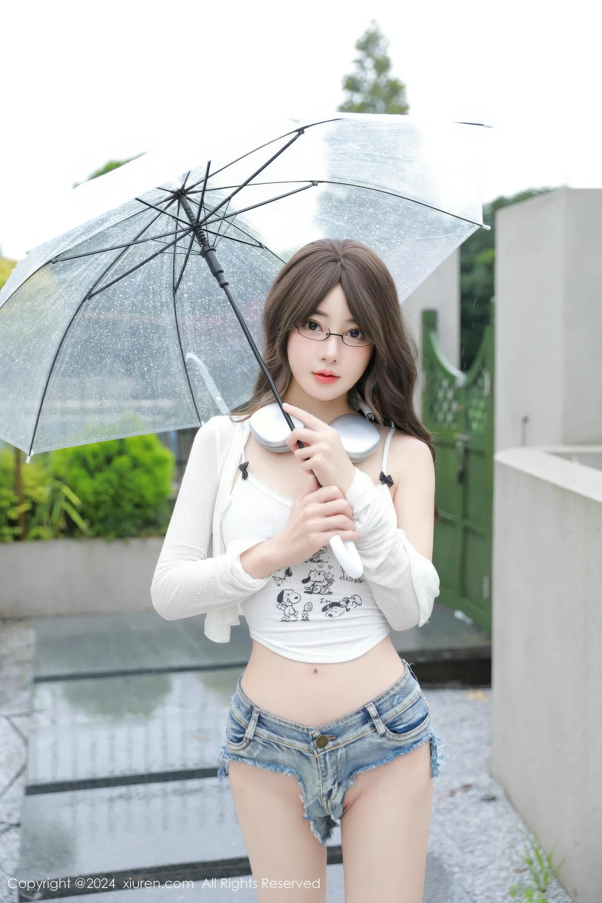 XiuRen 秀人 No.8964 桃妖夭  超短牛仔裤性感写真11 - 1