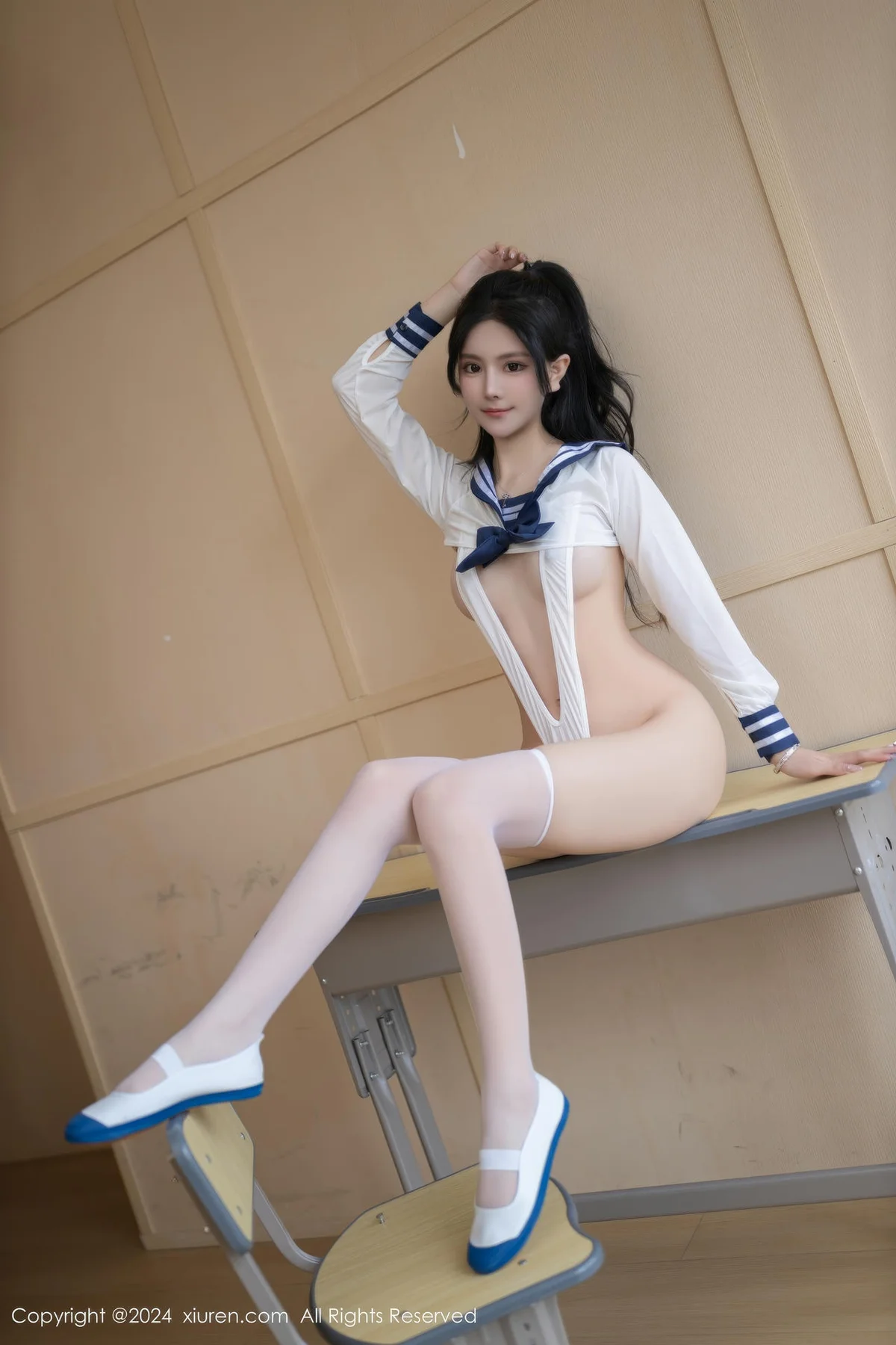 XiuRen 秀人 No.8993 幼幼 教室场景拍摄性感写真2 - 5